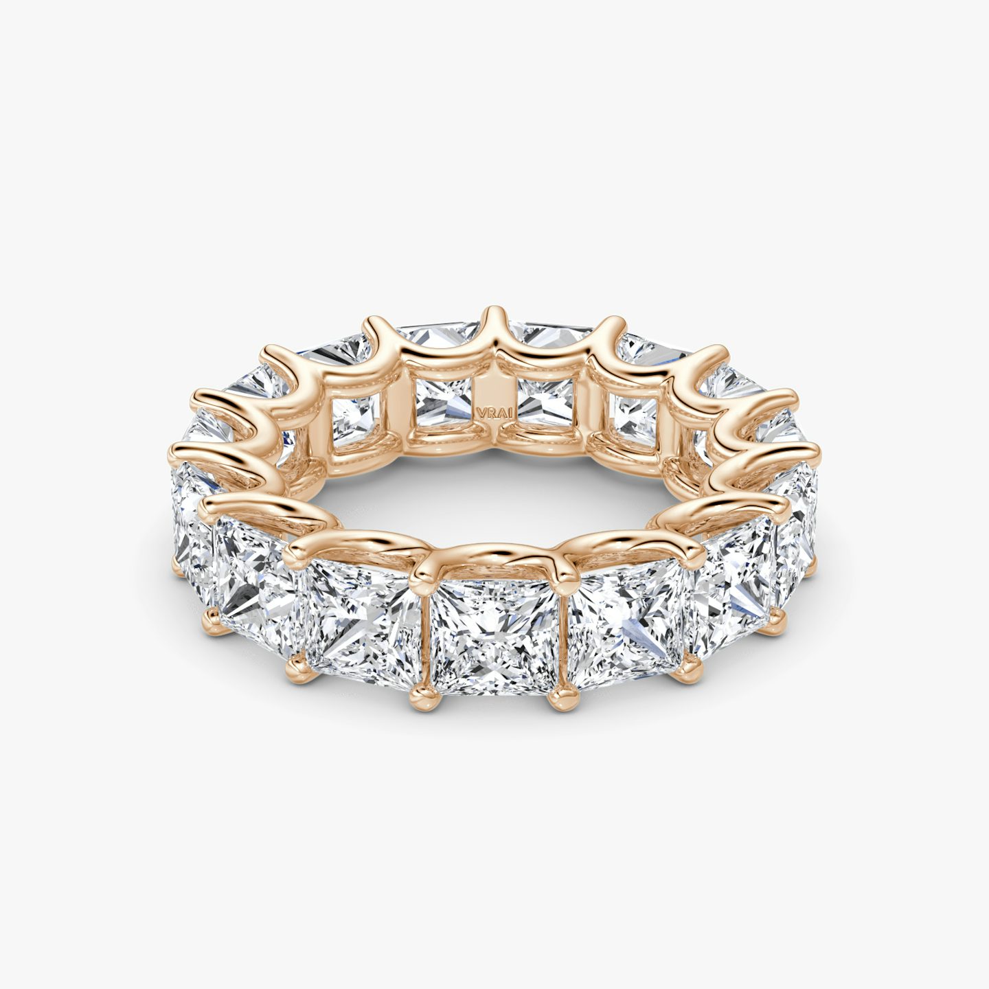 The Eternity Band | Princess | 14k | Rose Gold | bandStyle: full | caratWeight: 7.5ct