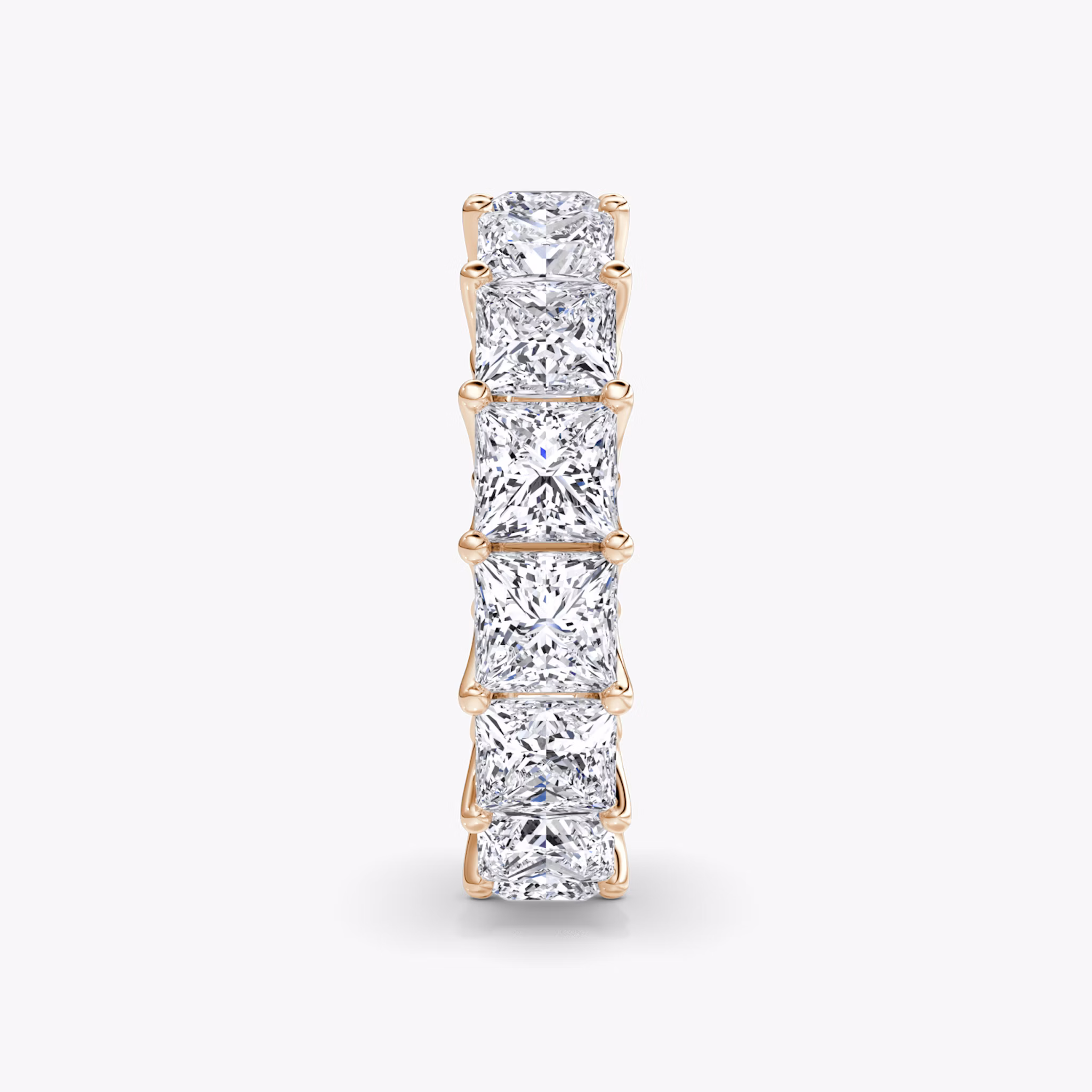 The Eternity Band | Princess | 14k | Rose Gold | bandStyle: full | caratWeight: 7.5ct