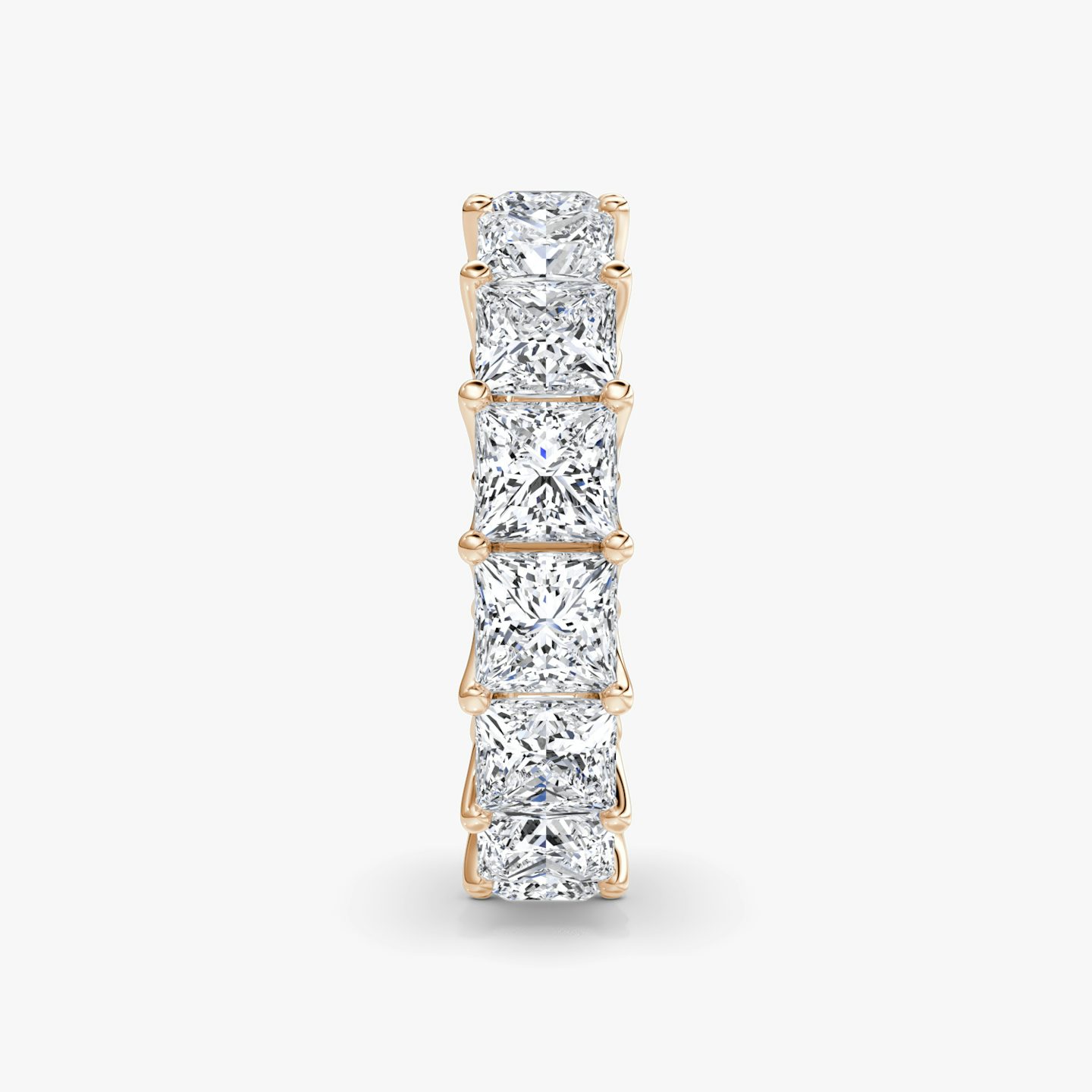 The Eternity Band | Princess | 14k | Rose Gold | bandStyle: full | caratWeight: 7.5ct