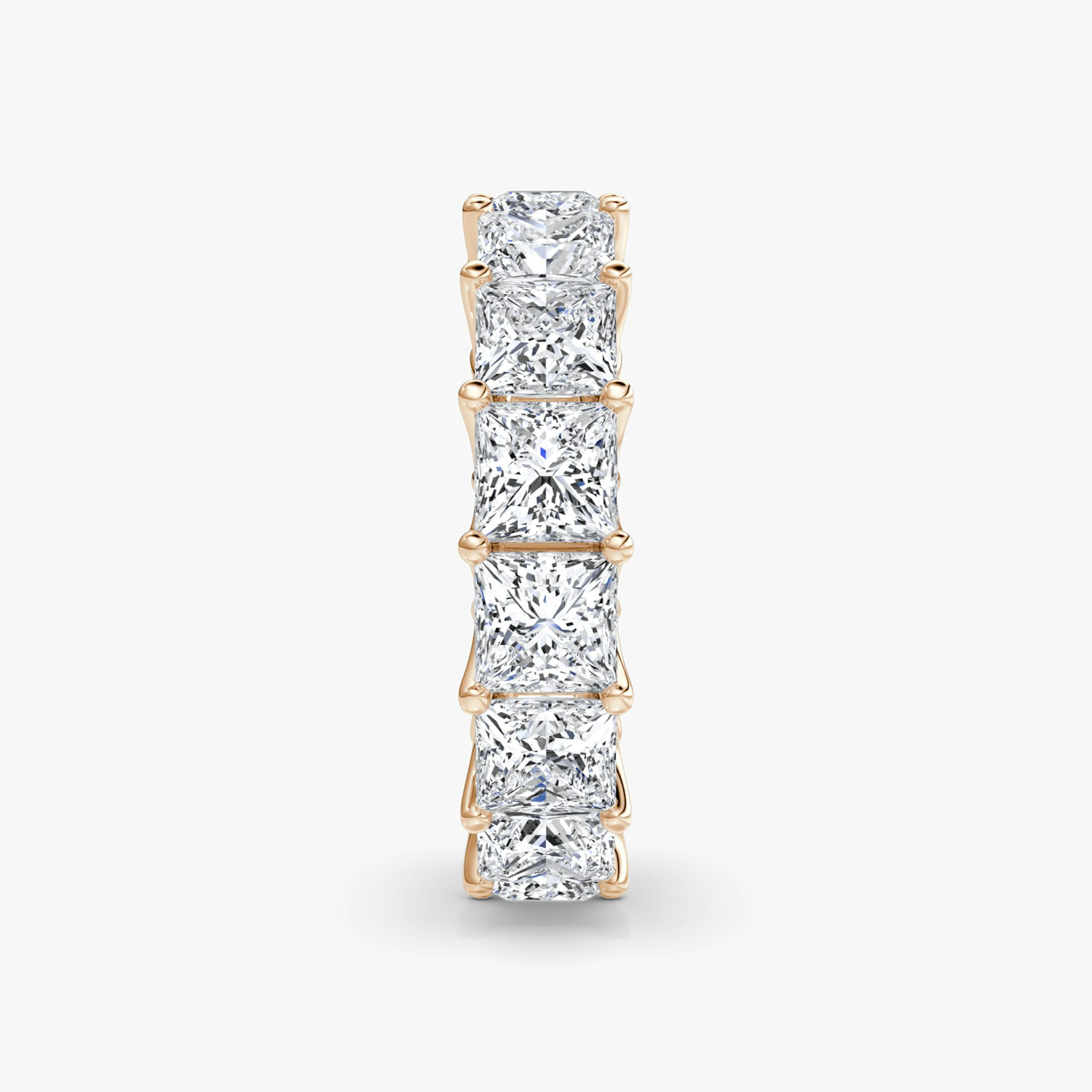 The Eternity Band | Princess | 14k | Rose Gold | bandStyle: full | caratWeight: 7.5ct