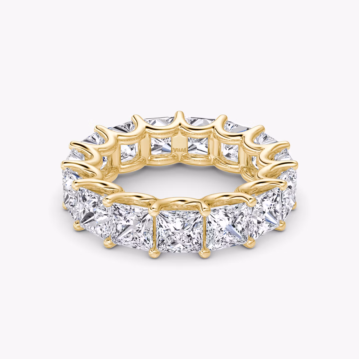 The Eternity Band | Princess | 18k | Yellow Gold | bandStyle: full | caratWeight: 7.5ct