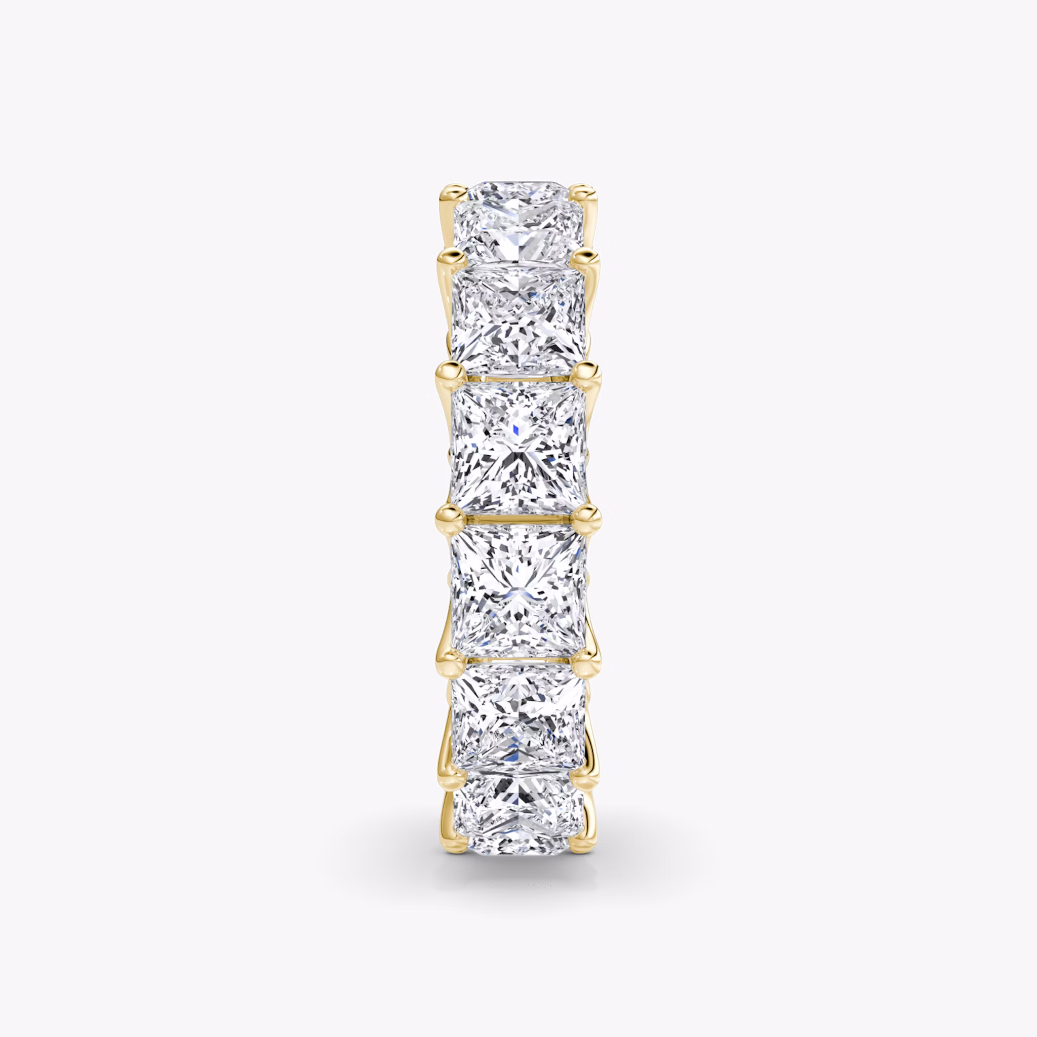The Eternity Band | Princess | 18k | Yellow Gold | bandStyle: full | caratWeight: 7.5ct