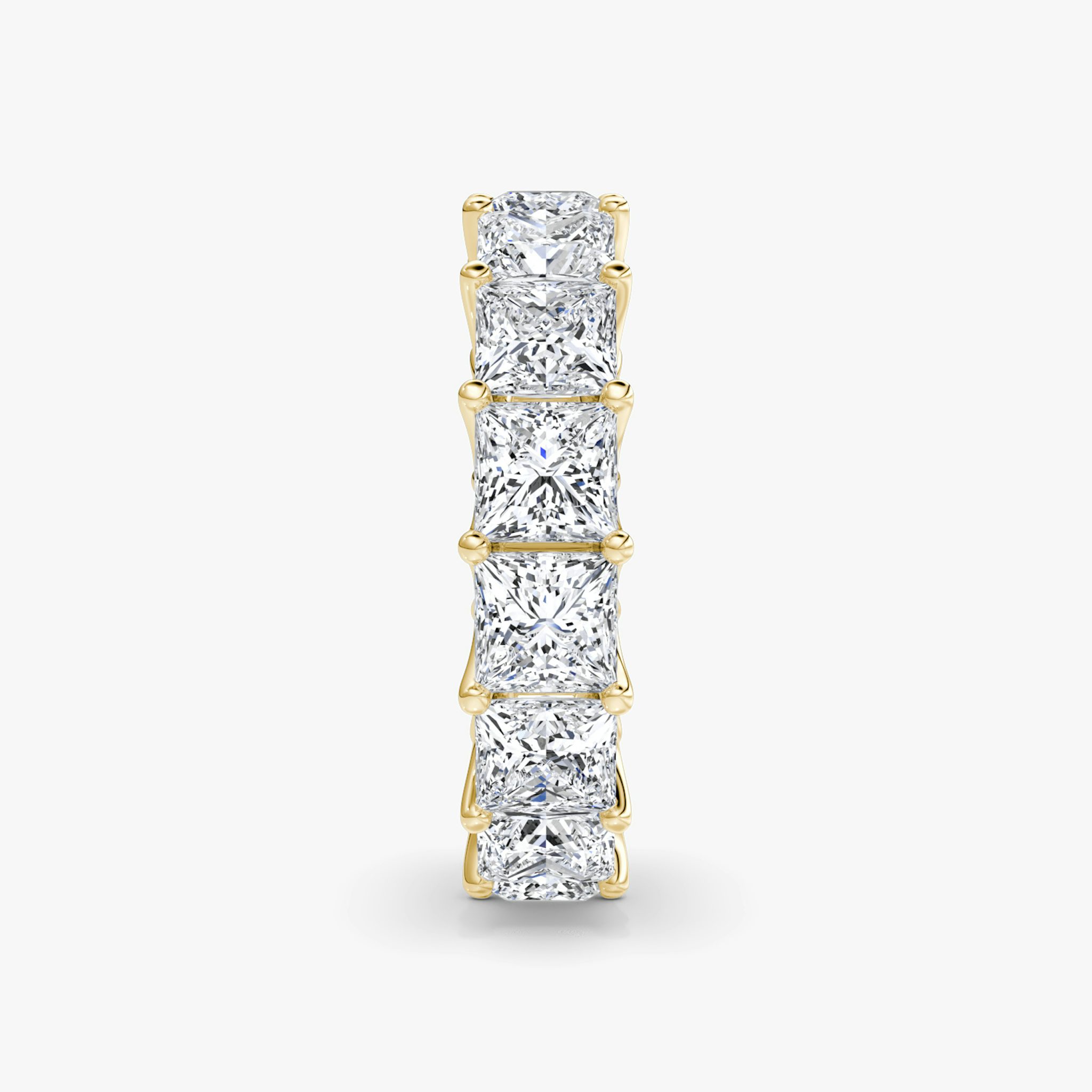 The Eternity Band | Princess | 18k | Yellow Gold | bandStyle: full | caratWeight: 7.5ct
