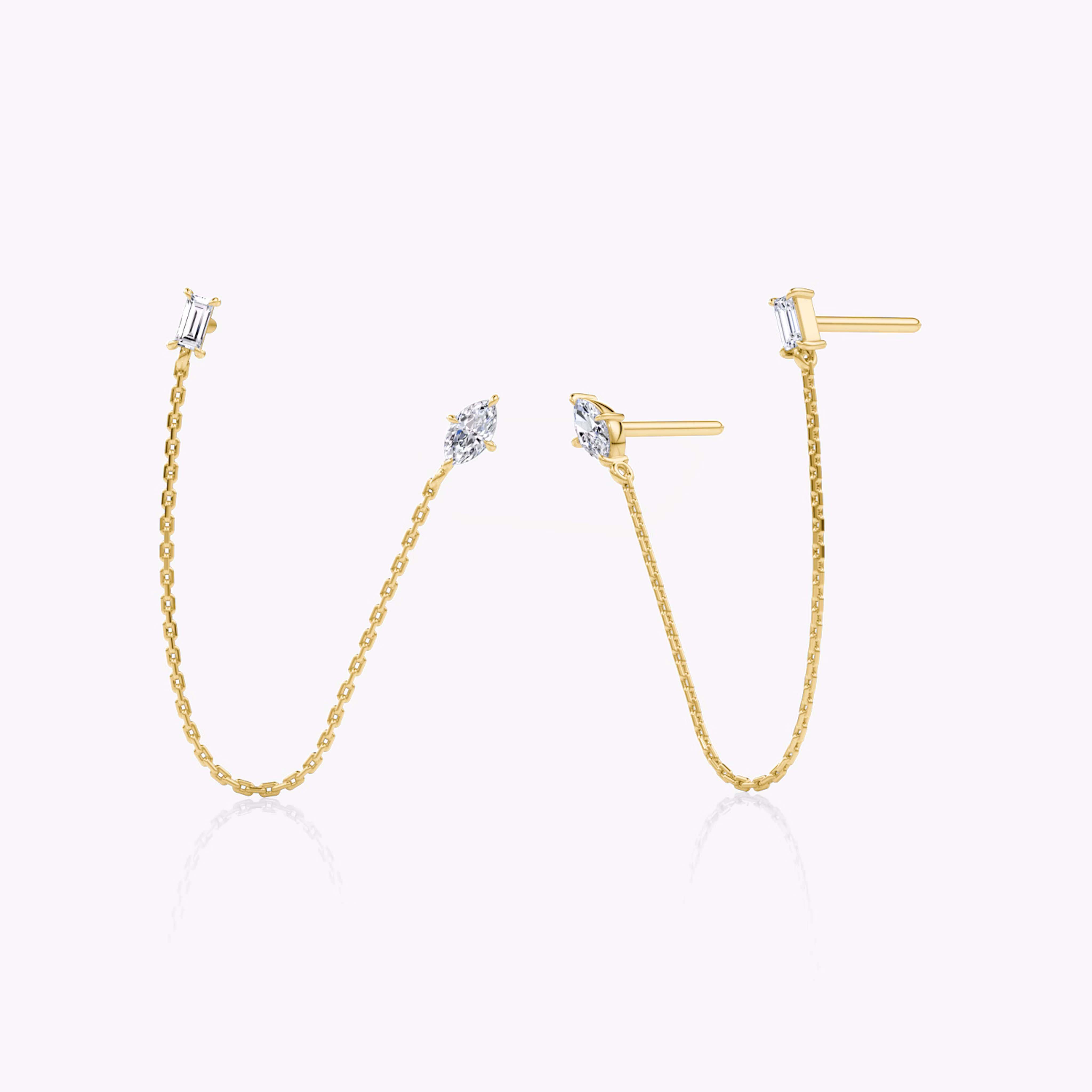 Shooting Star Draped Earrings