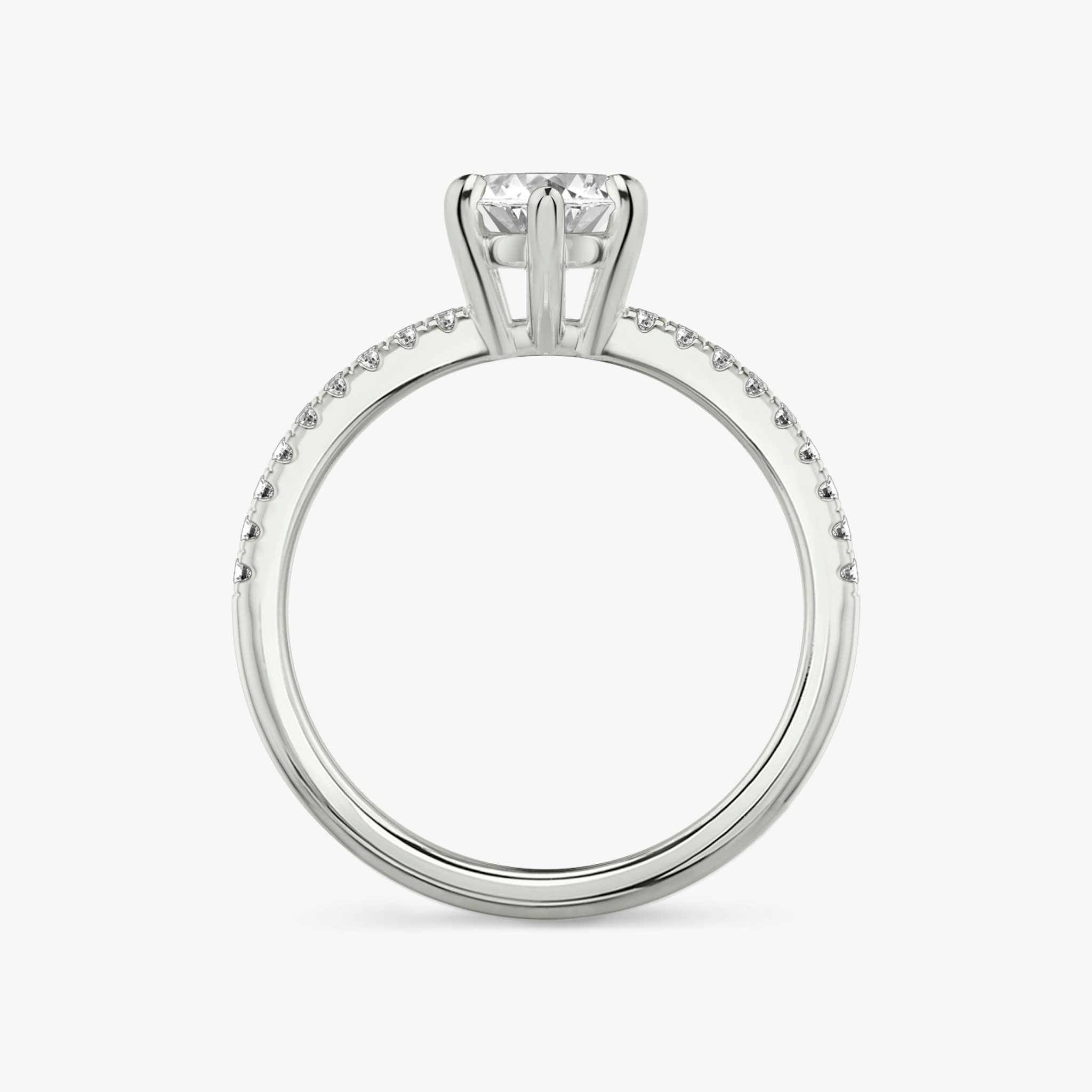 The Double Band | Marquise | Platinum | bandAccent: Pavé | bandStoneShape: Round Brilliant | diamondOrientation: vertical | caratWeight: other