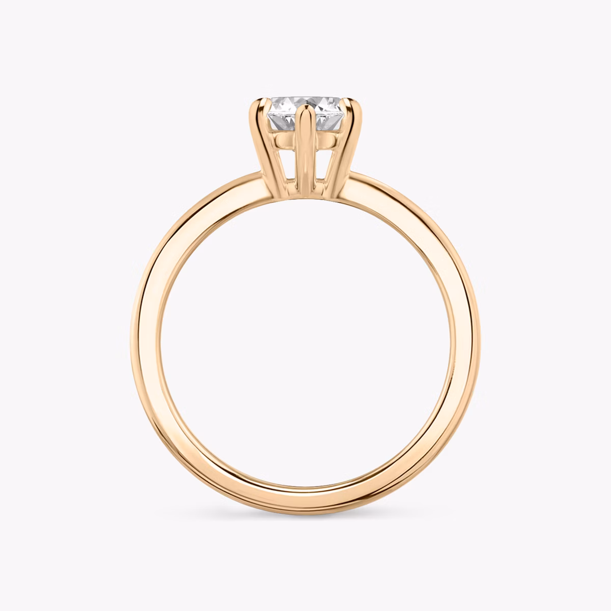 The Double Band | Marquise | 14k | Rose Gold | bandAccent: Plain | diamondOrientation: vertical | caratWeight: other