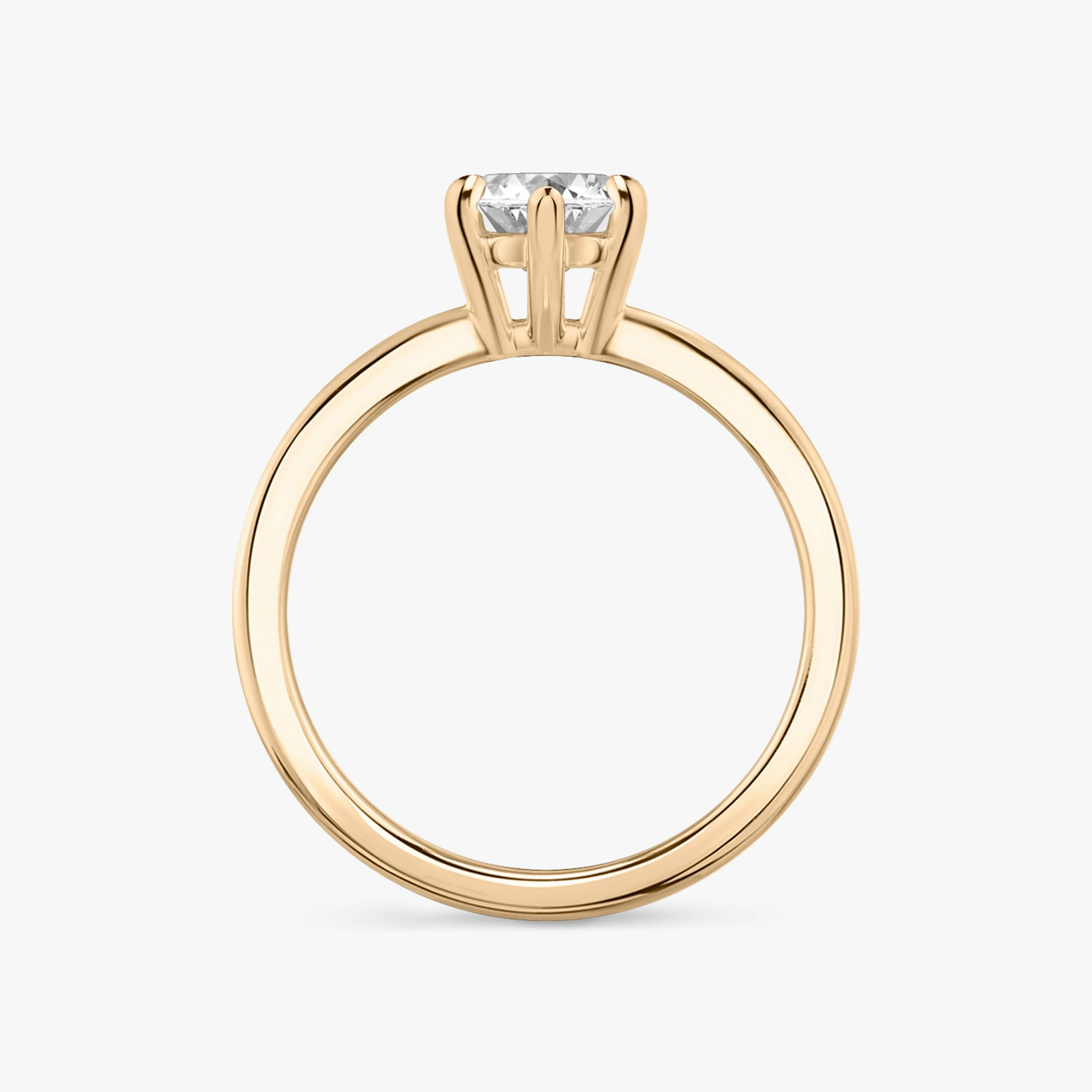 The Double Band | Marquise | 14k | Rose Gold | bandAccent: Plain | diamondOrientation: vertical | caratWeight: other
