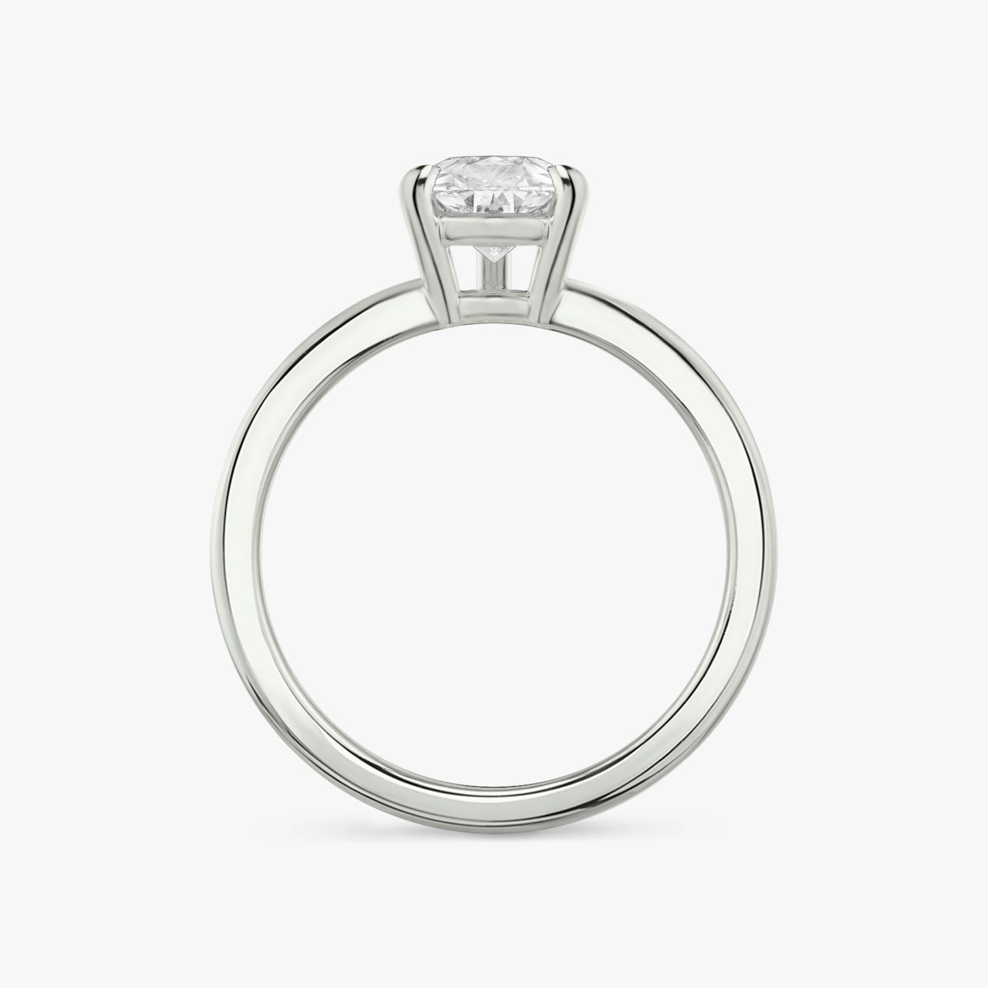 The Double Band | Pear | Platinum | bandAccent: Plain | diamondOrientation: vertical | caratWeight: other