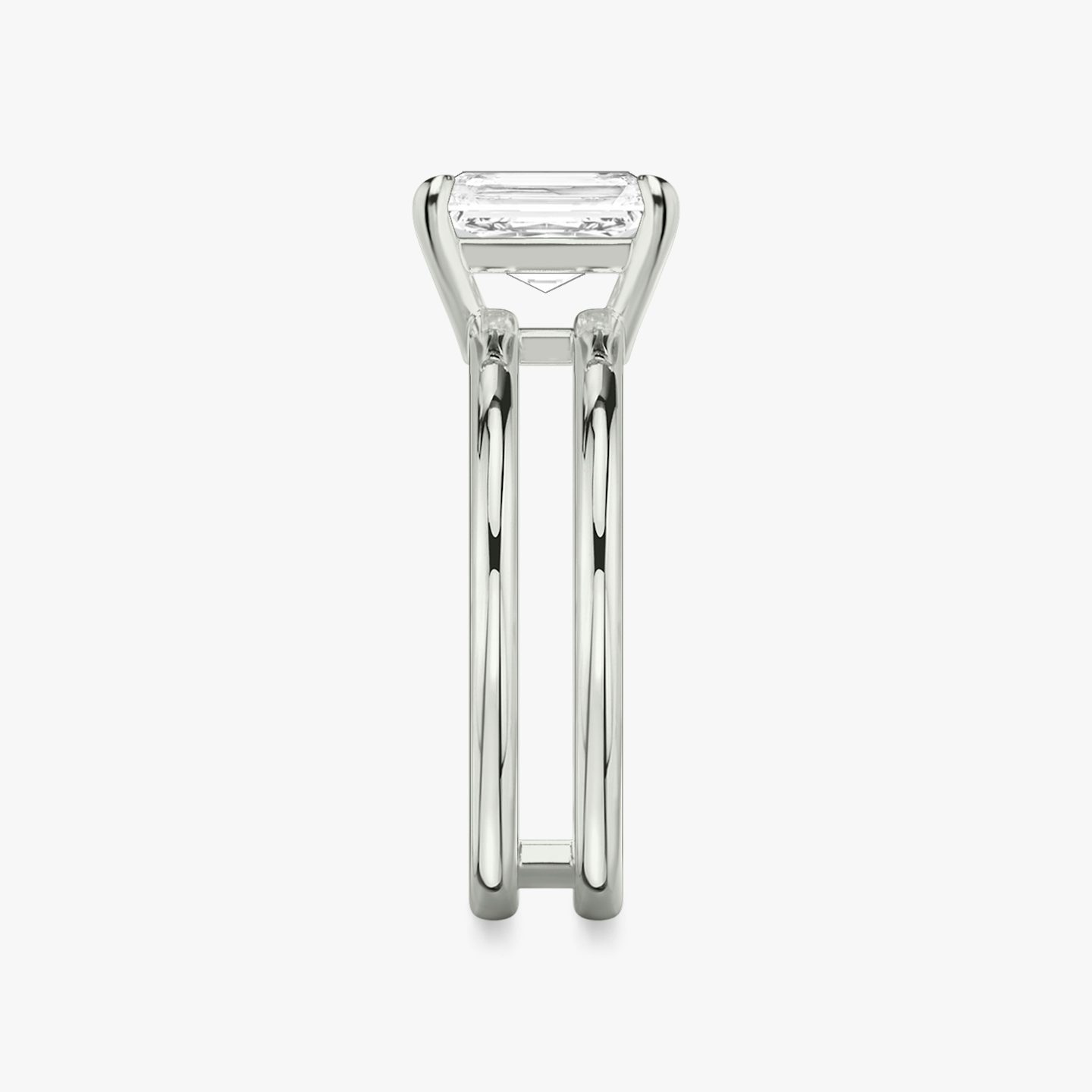 The Double Band | Radiant | Platinum | bandAccent: Plain | diamondOrientation: vertical | caratWeight: other