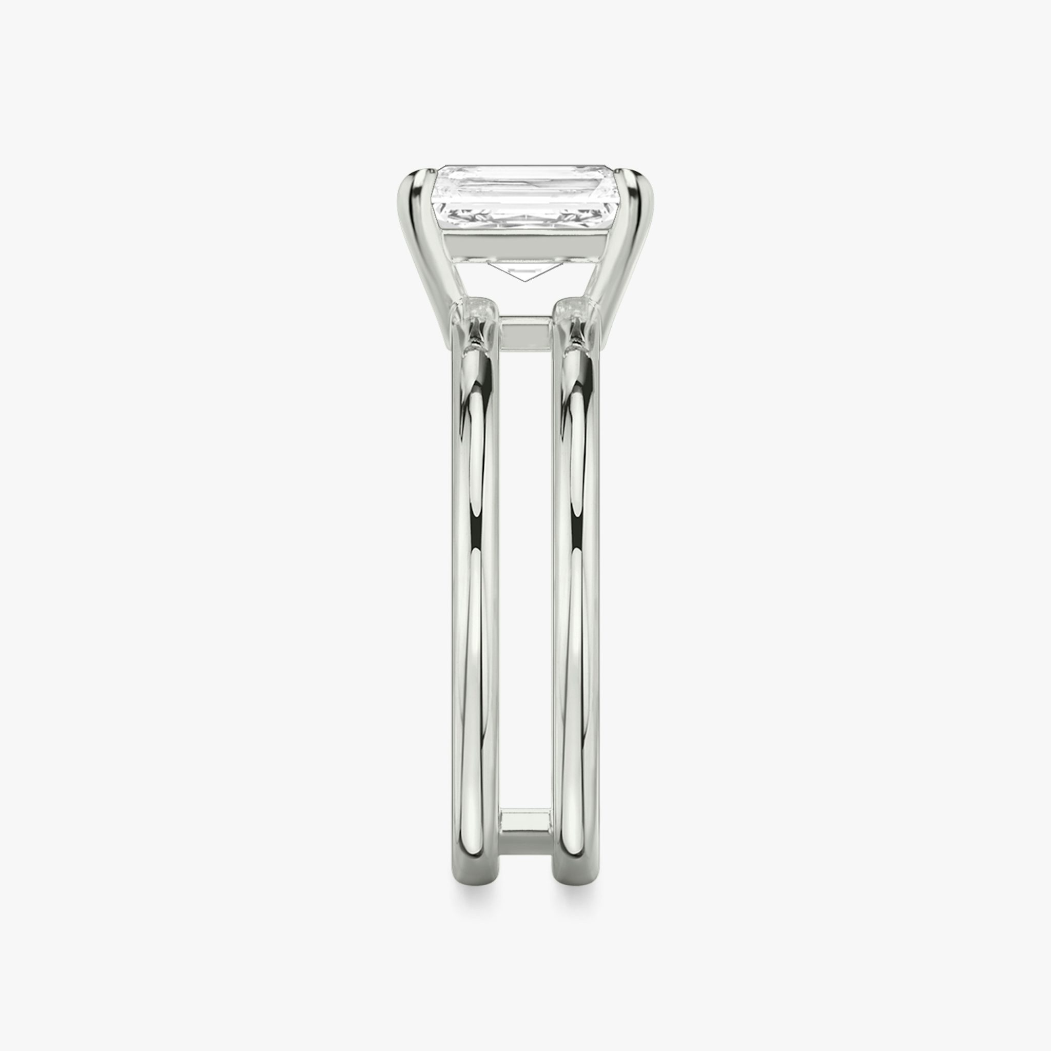 The Double Band | Radiant | Platinum | bandAccent: Plain | diamondOrientation: vertical | caratWeight: other