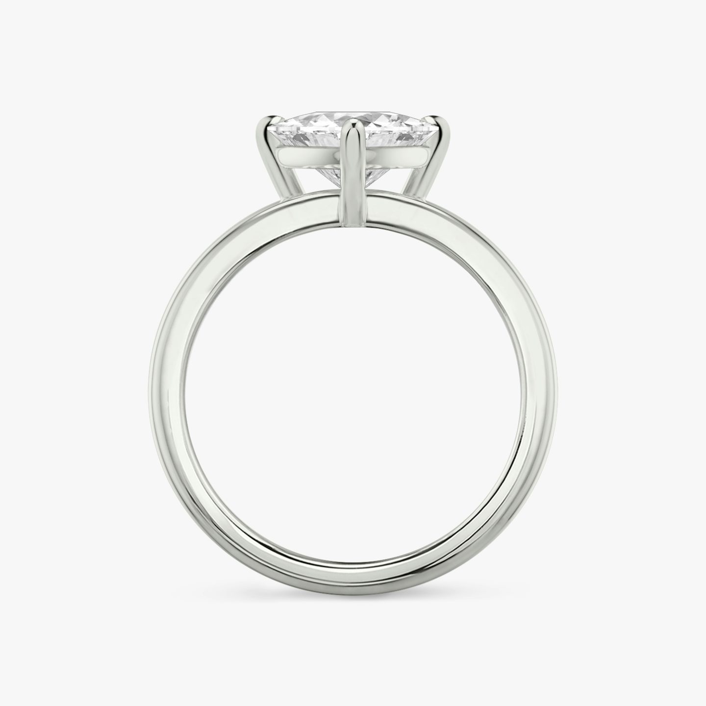 The Double Band | Trillion | 18k | White Gold | bandAccent: Plain | diamondOrientation: vertical | caratWeight: other