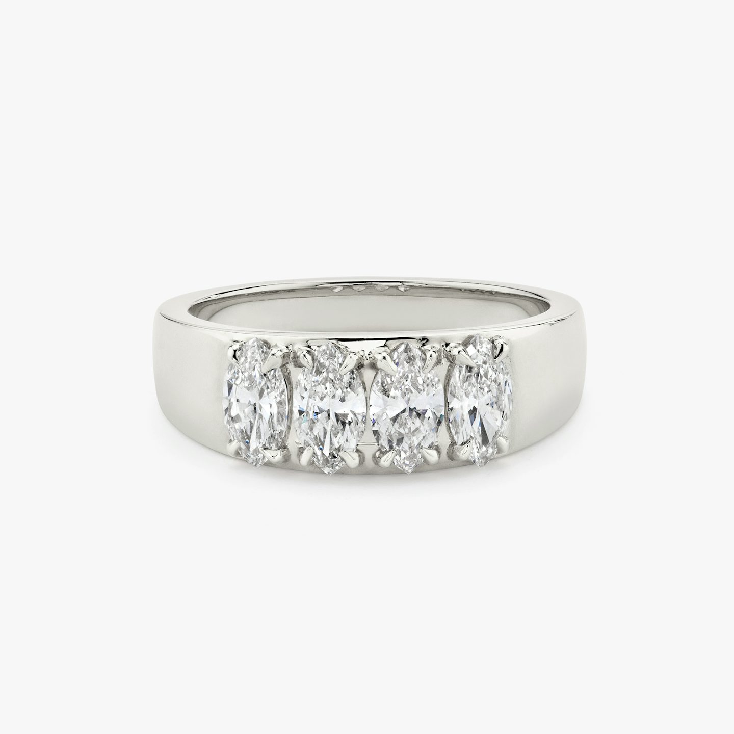 VRAI Tetrad Ring | Marquise | 14k | White Gold