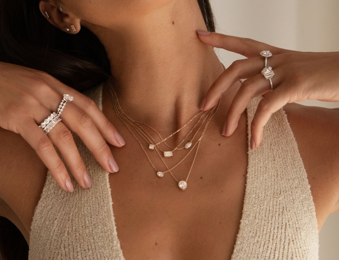 Im Labor gezüchteter Diamantschmuck
