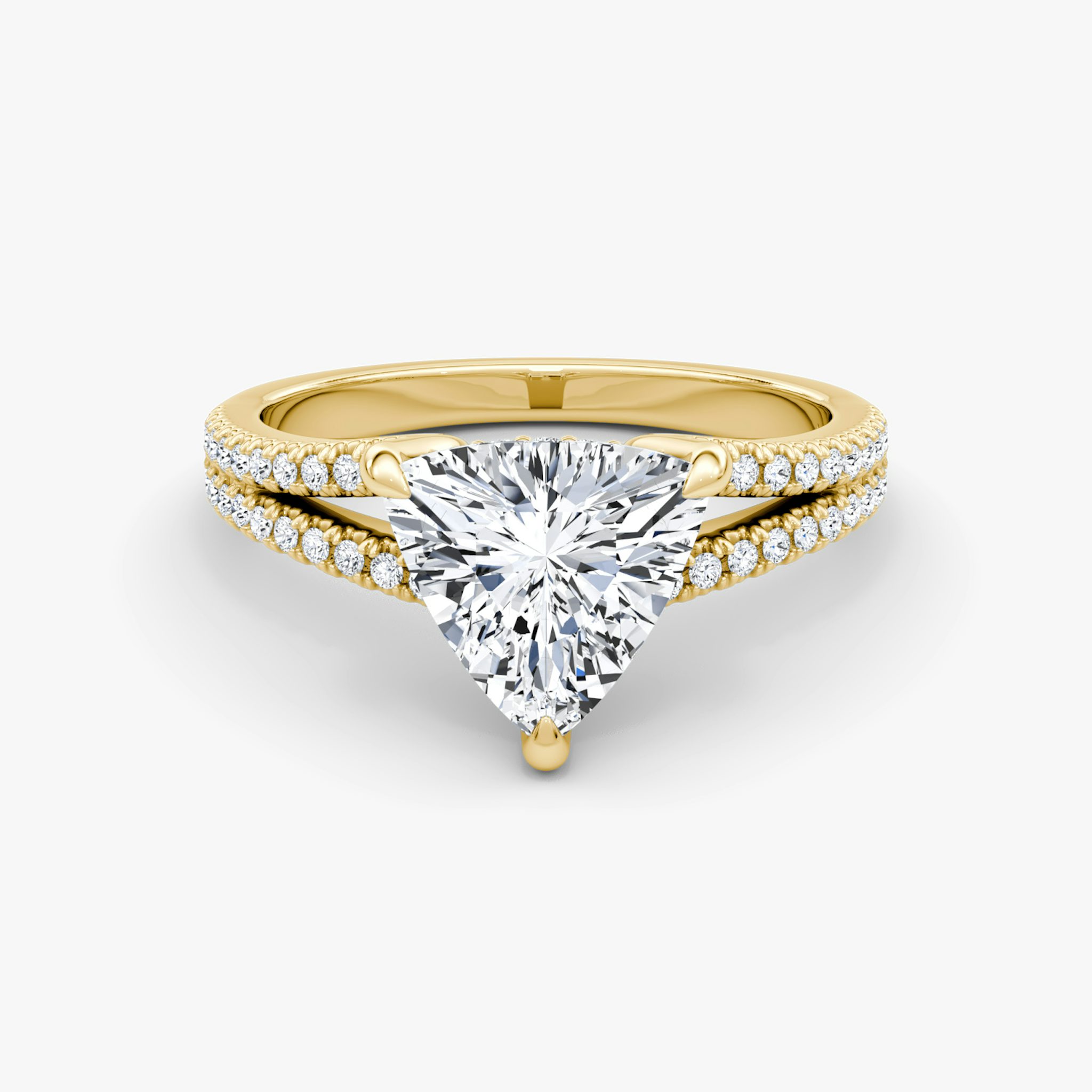 Floating Split Band | Trillant | 18k | Gelbgold | bandAccent: Mit Pavé-Besatz | diamondOrientation: vertical | caratWeight: other
