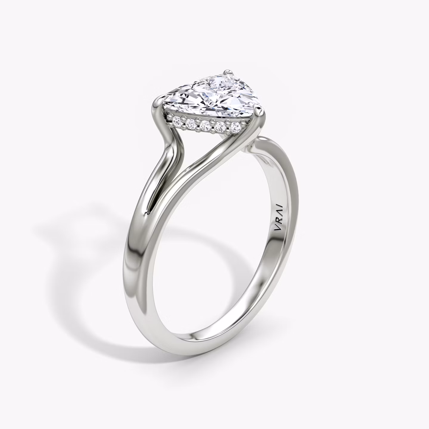 The Floating Split Band Trillion | Platinum