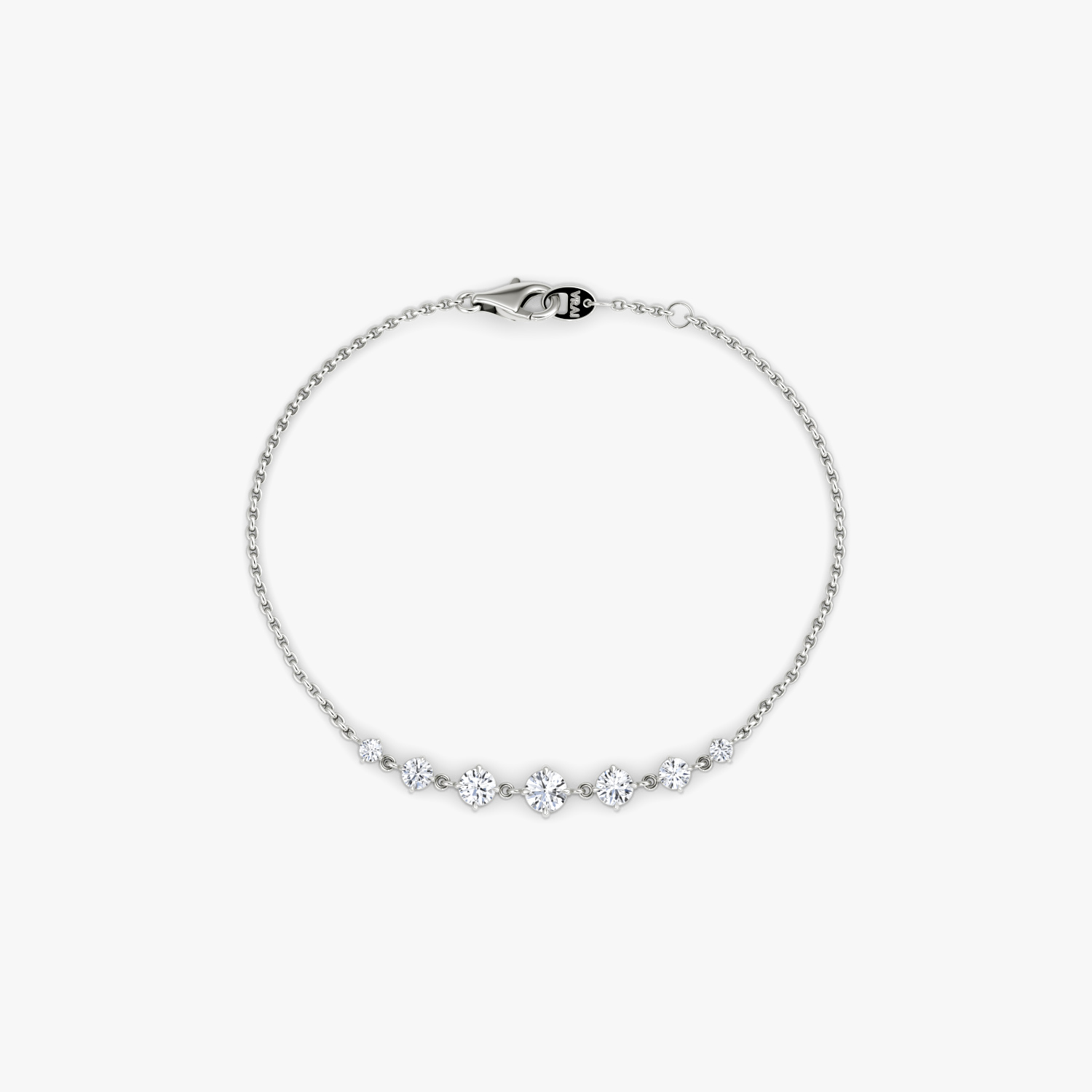 Pulsera de tenis enlazada
