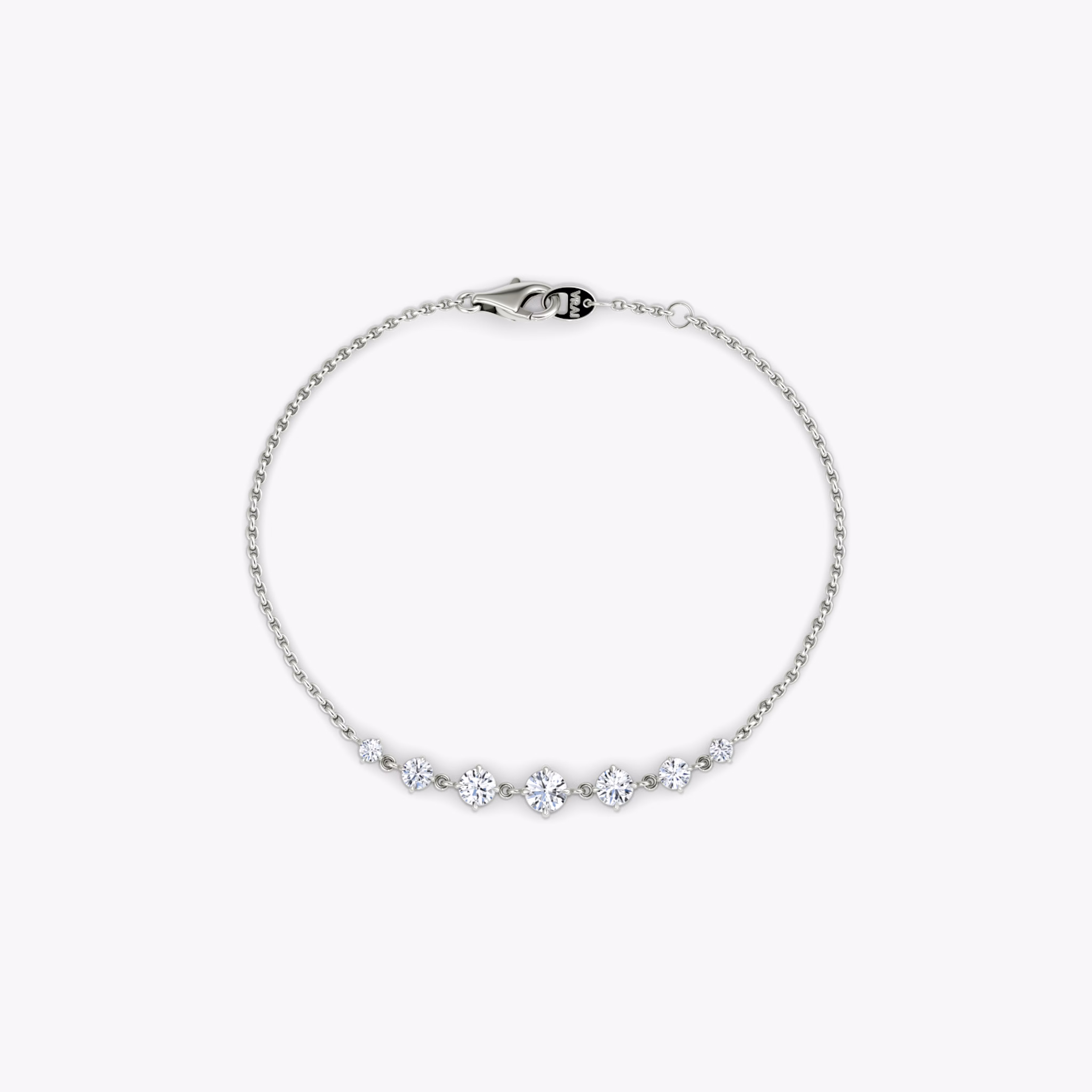Pulsera de tenis enlazada