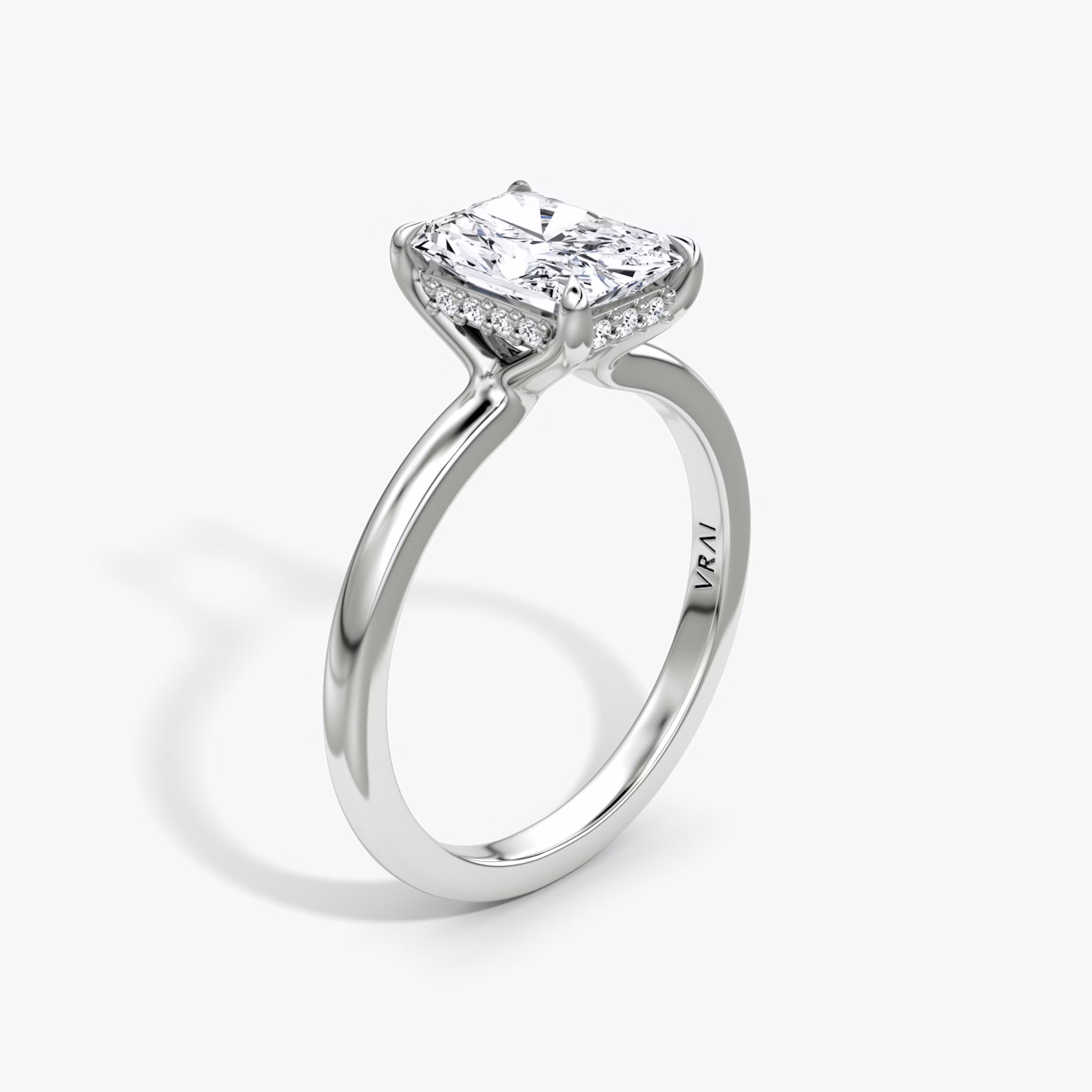 The Floating Solitaire ring.