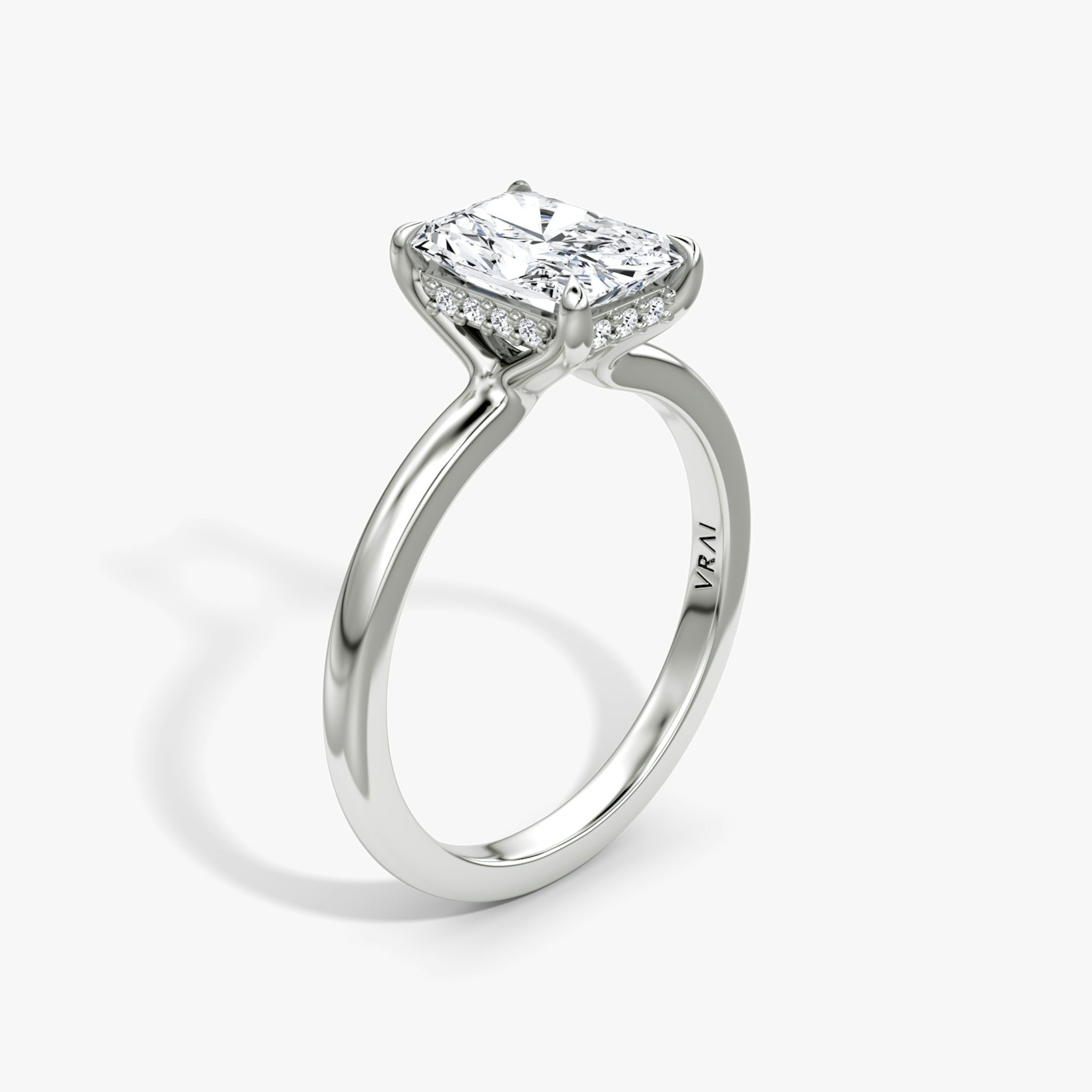 The Floating Solitaire ring.