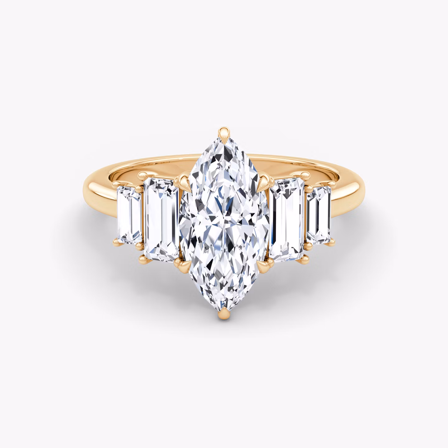 The Five Stone Heirloom Marquise | Rose Gold