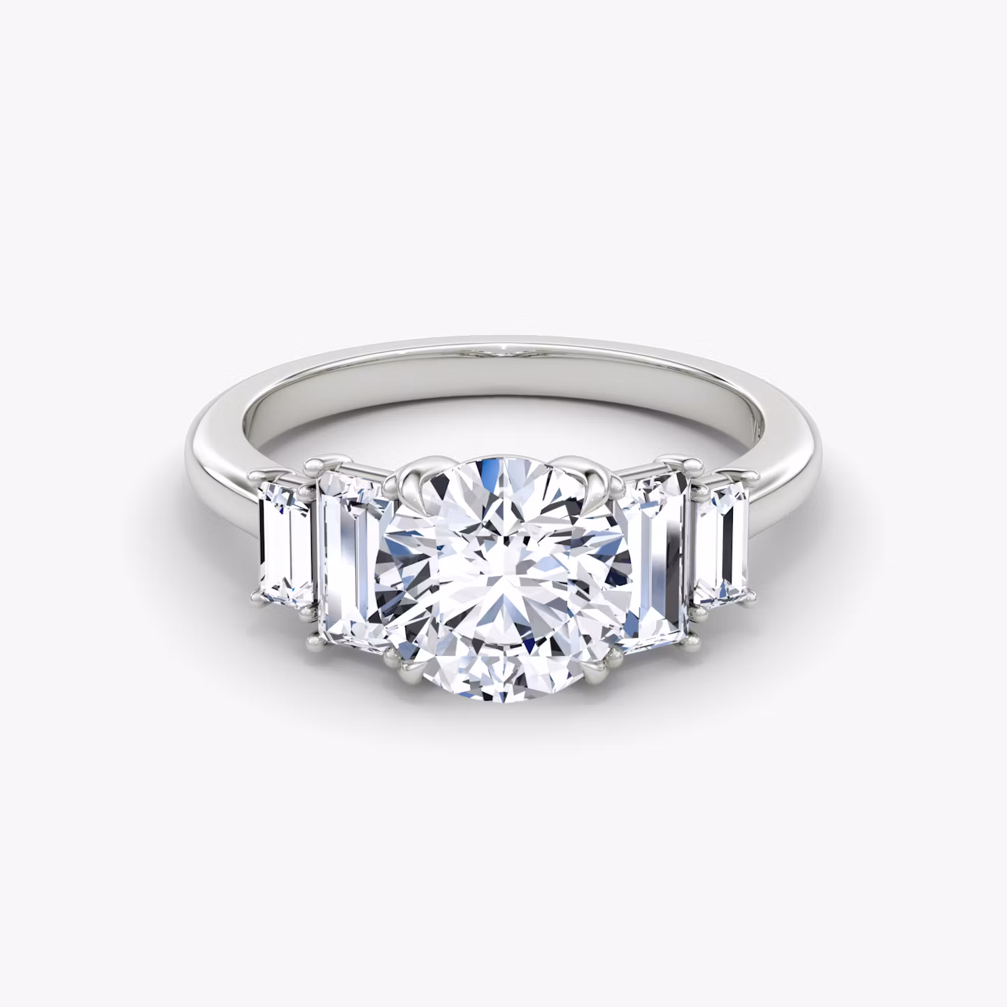 The Five Stone Heirloom Round Brilliant | White Gold