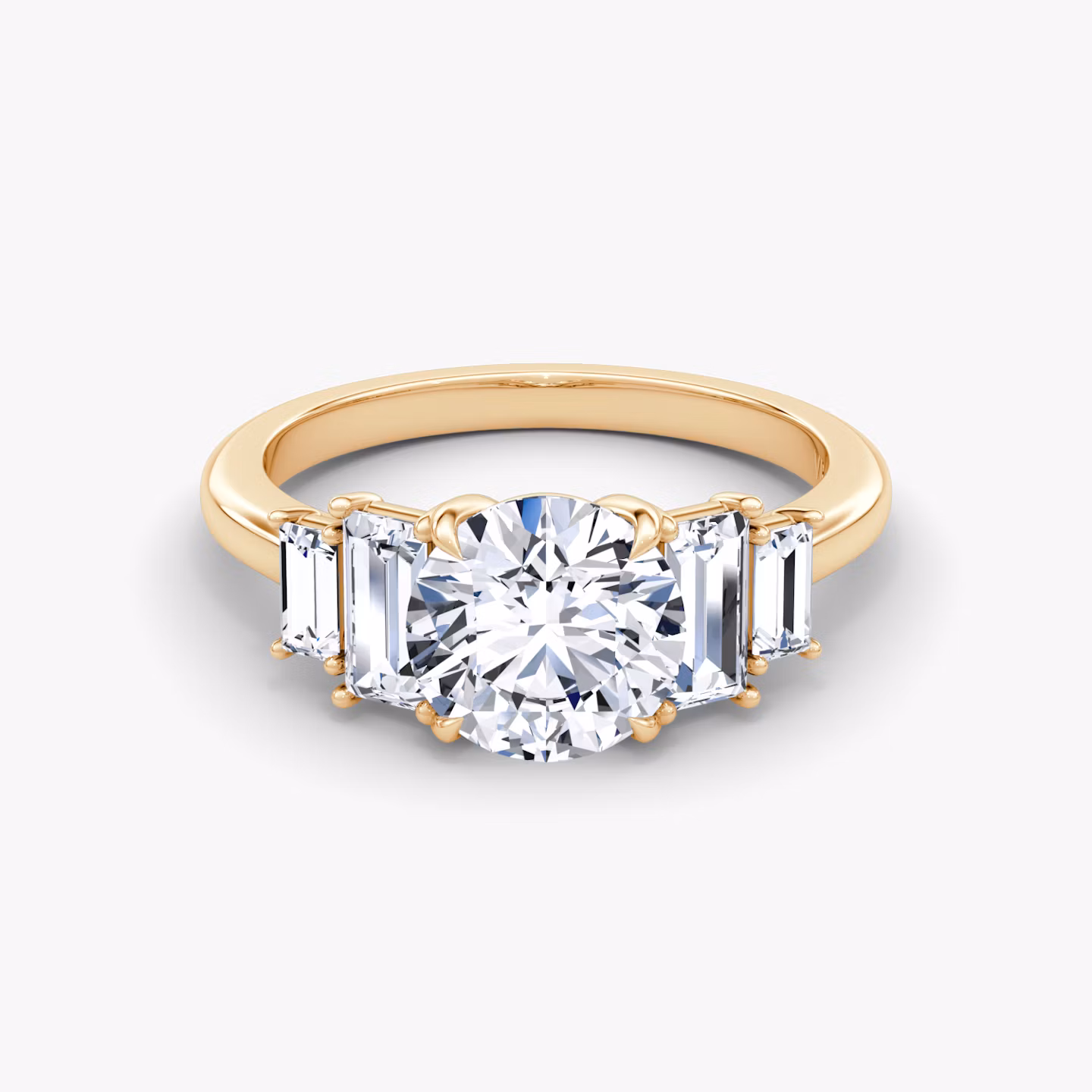 The Five Stone Heirloom Round Brilliant | Rose Gold