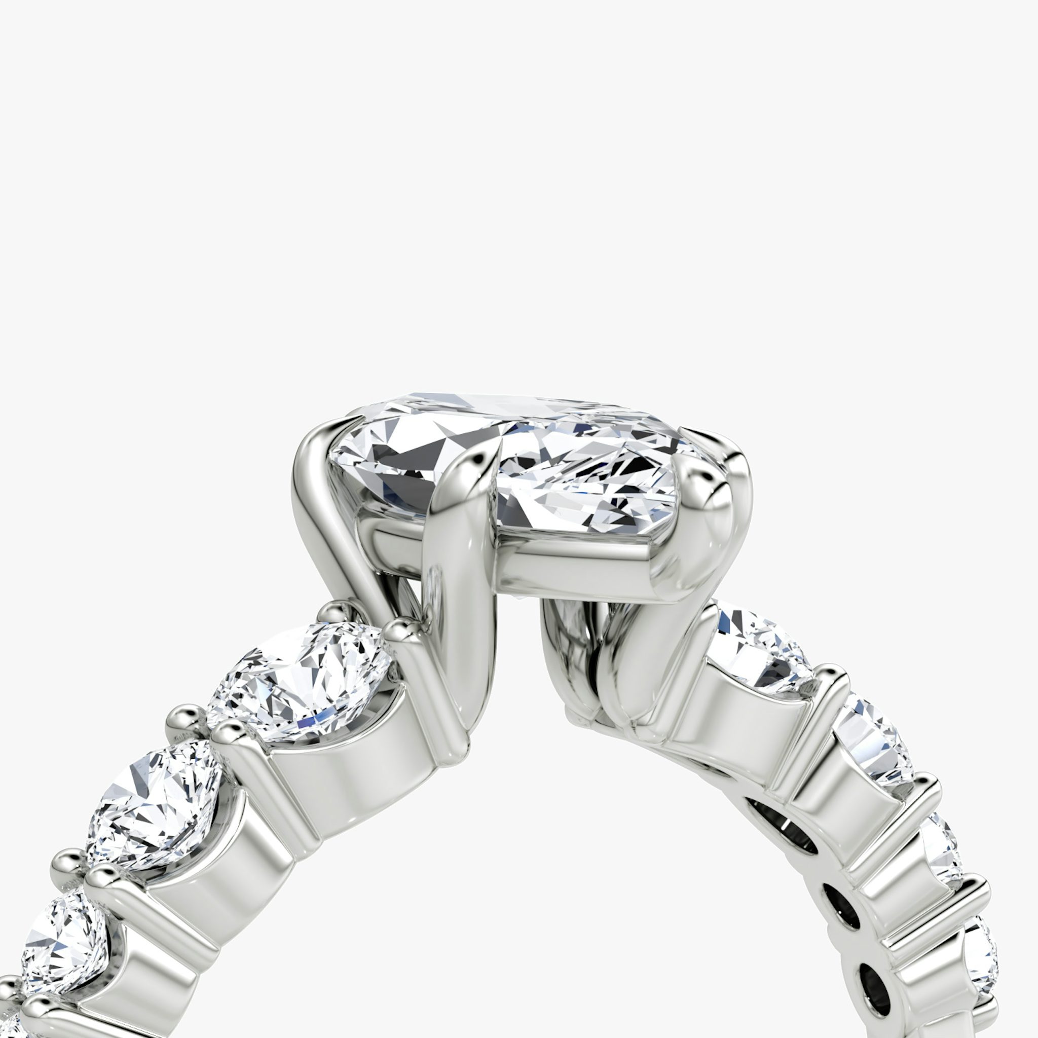The Graduated Band | Marquise | Platinum | bandAccent: Plain | diamondOrientation: vertical | caratWeight: other