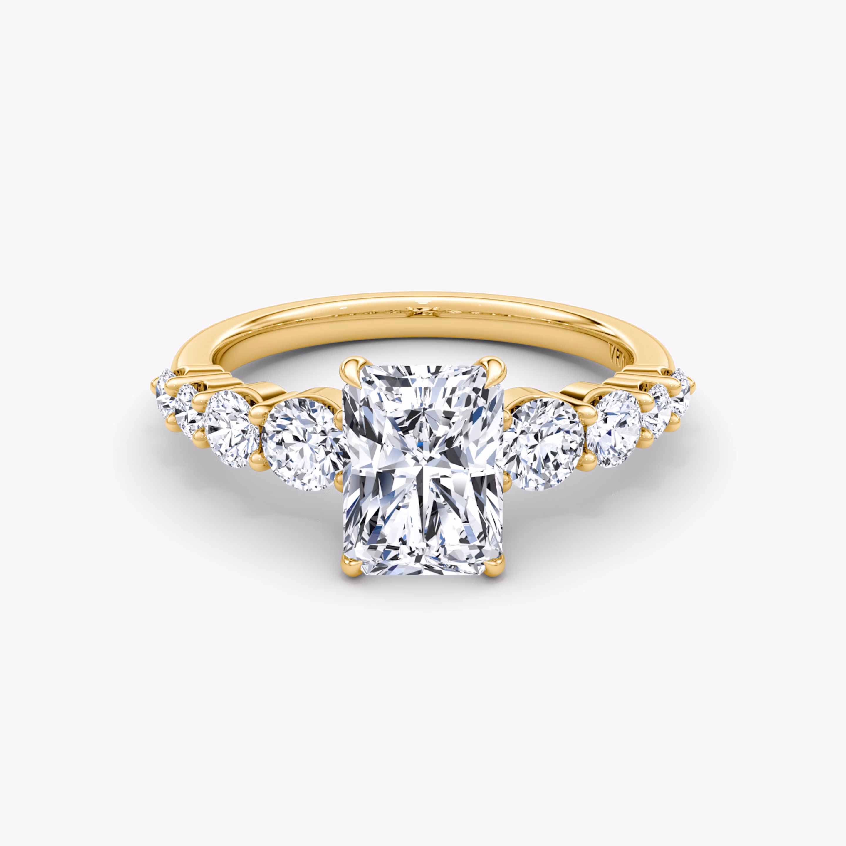 Graduated Band Radiant Ring