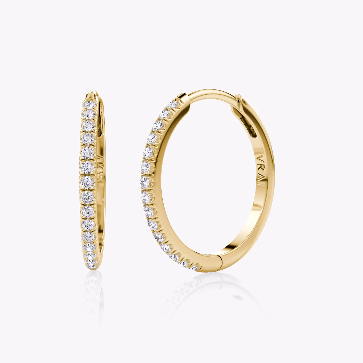 Pavé Hoops 18mm