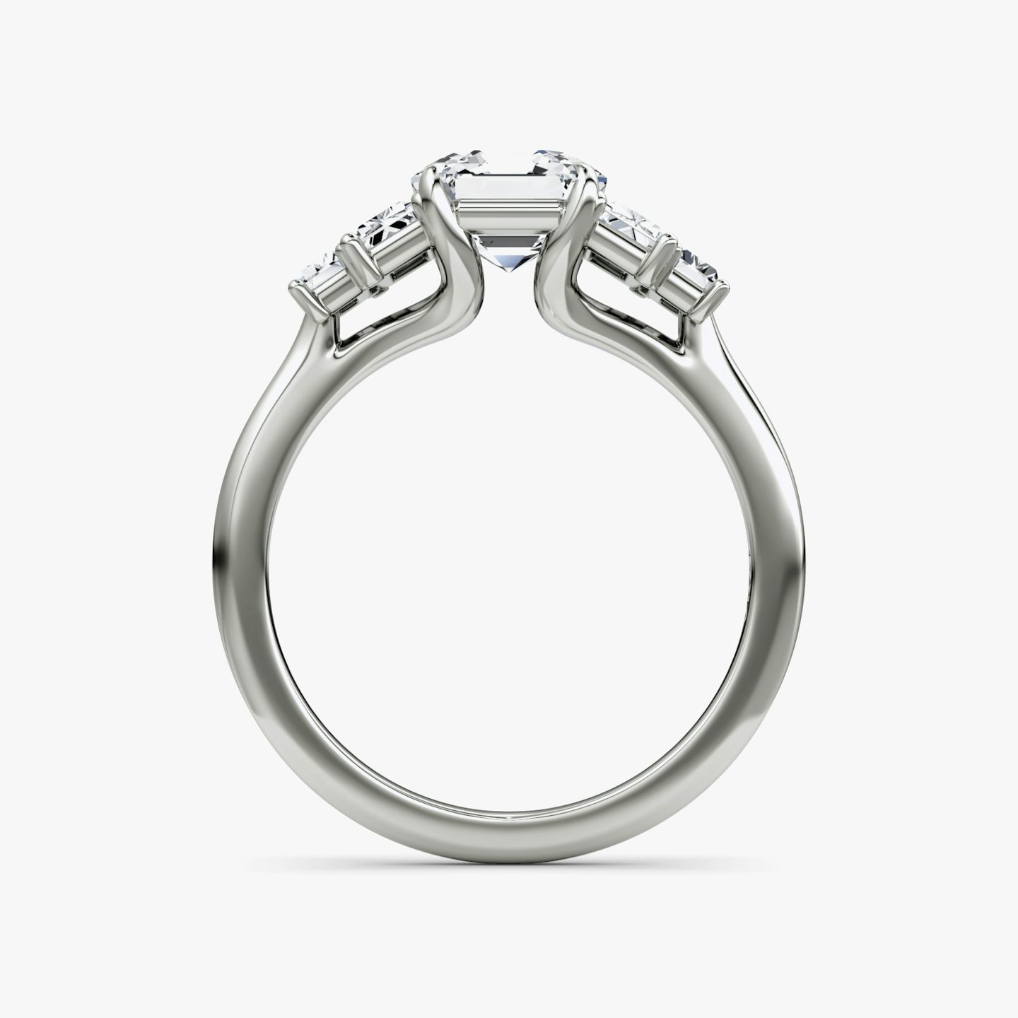 The Five Stone Heirloom | Asscher | Platinum | bandAccent: Plain | diamondOrientation: vertical | caratWeight: other