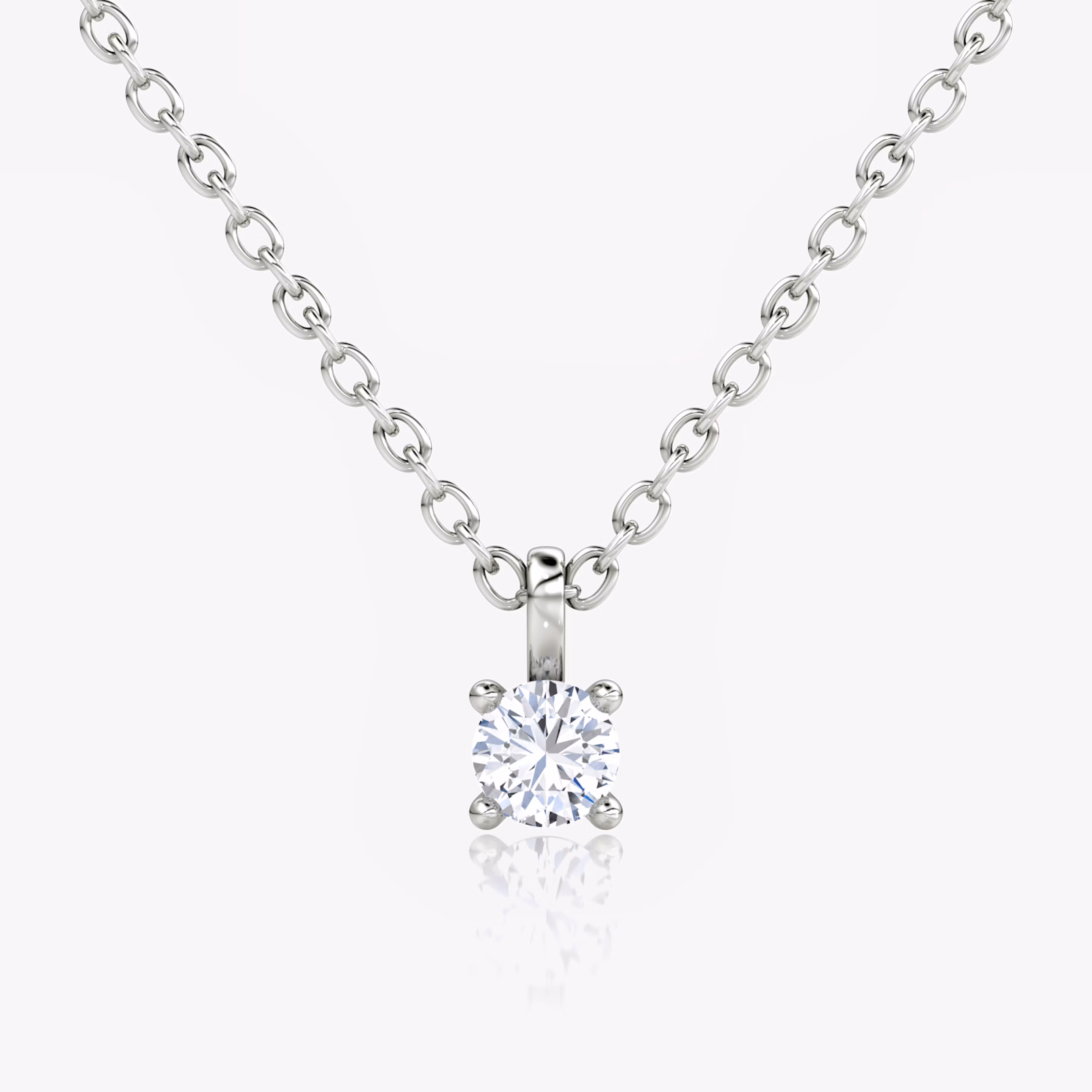 Petite Solitaire Necklace