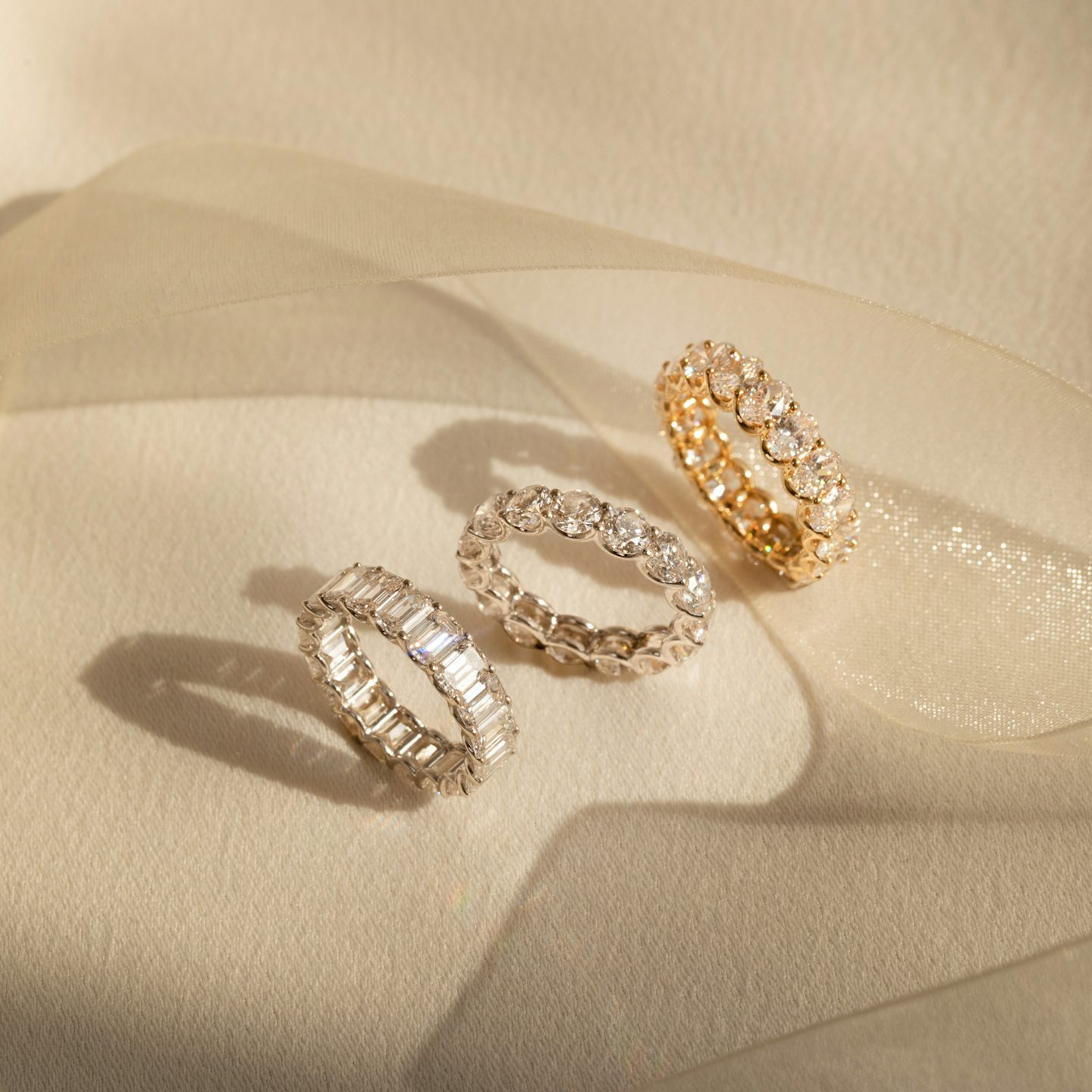 The Eternity Band | Round Brilliant | 14k | Rose Gold | bandStyle: full | caratWeight: 2.0ct