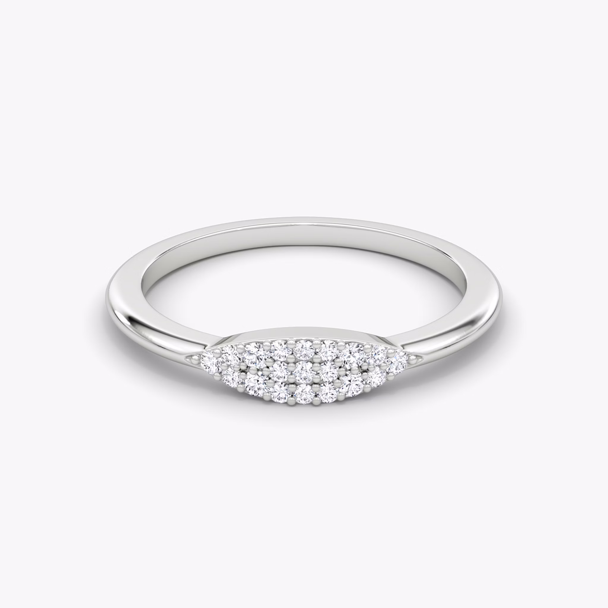 Pavé Ring | 14k | White Gold