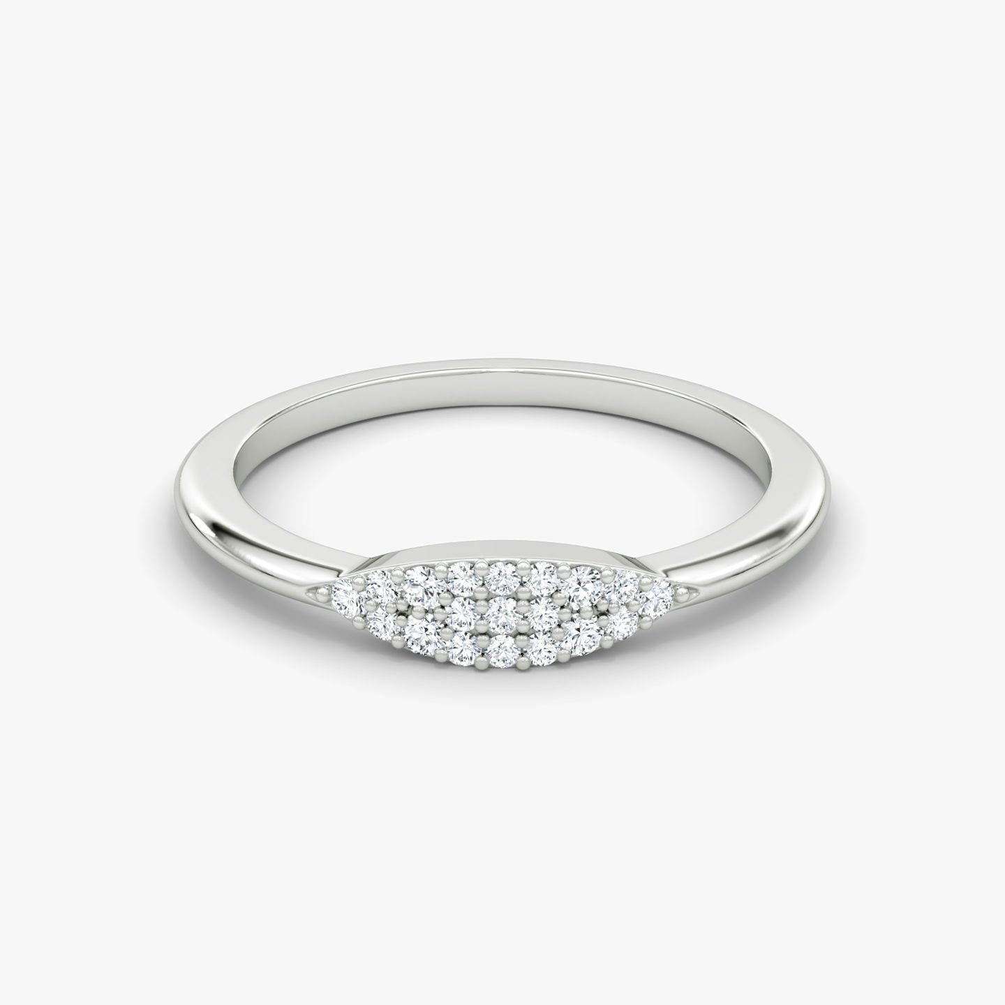 Pavé Ring | 14k | White Gold