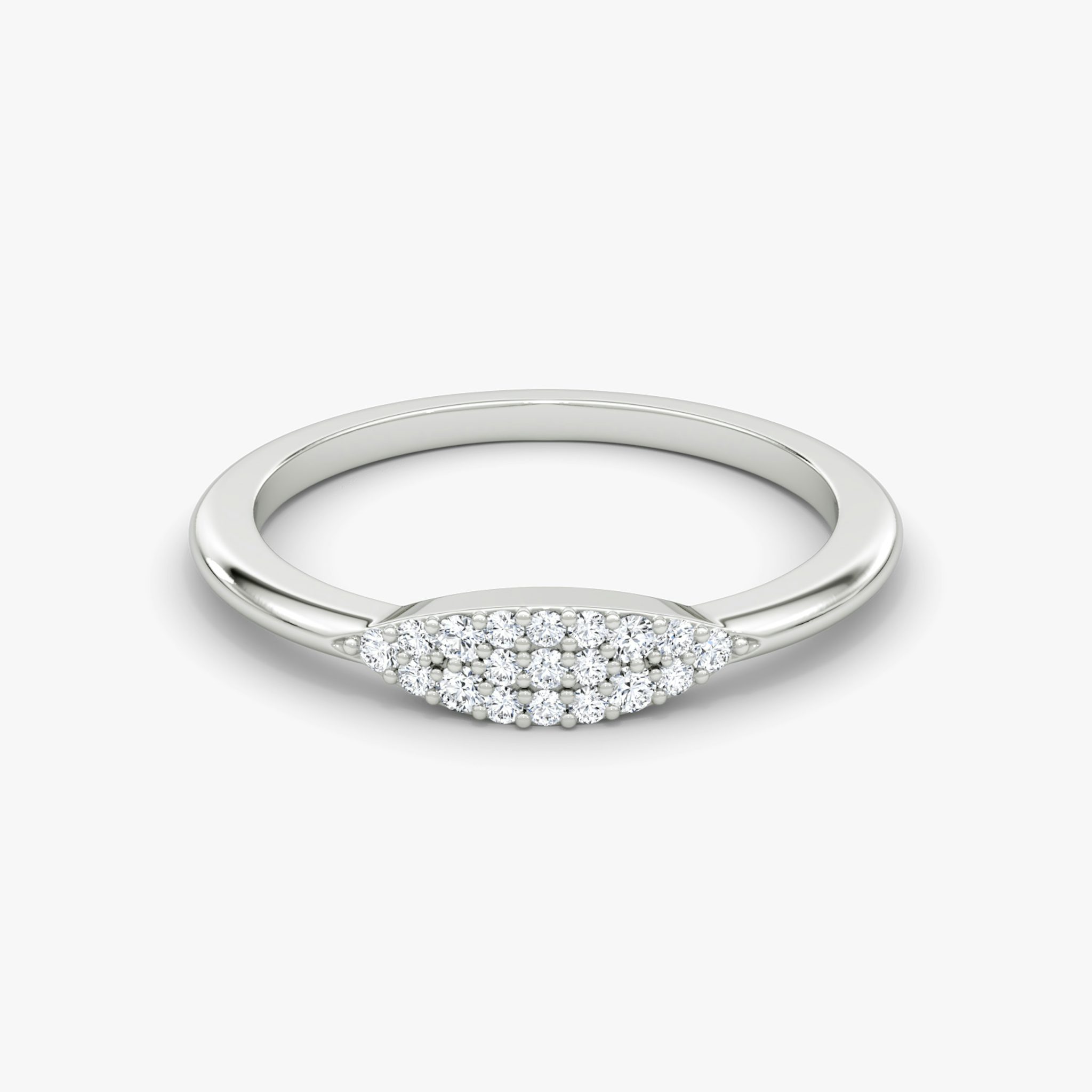 Pavé Ring | 14k | White Gold