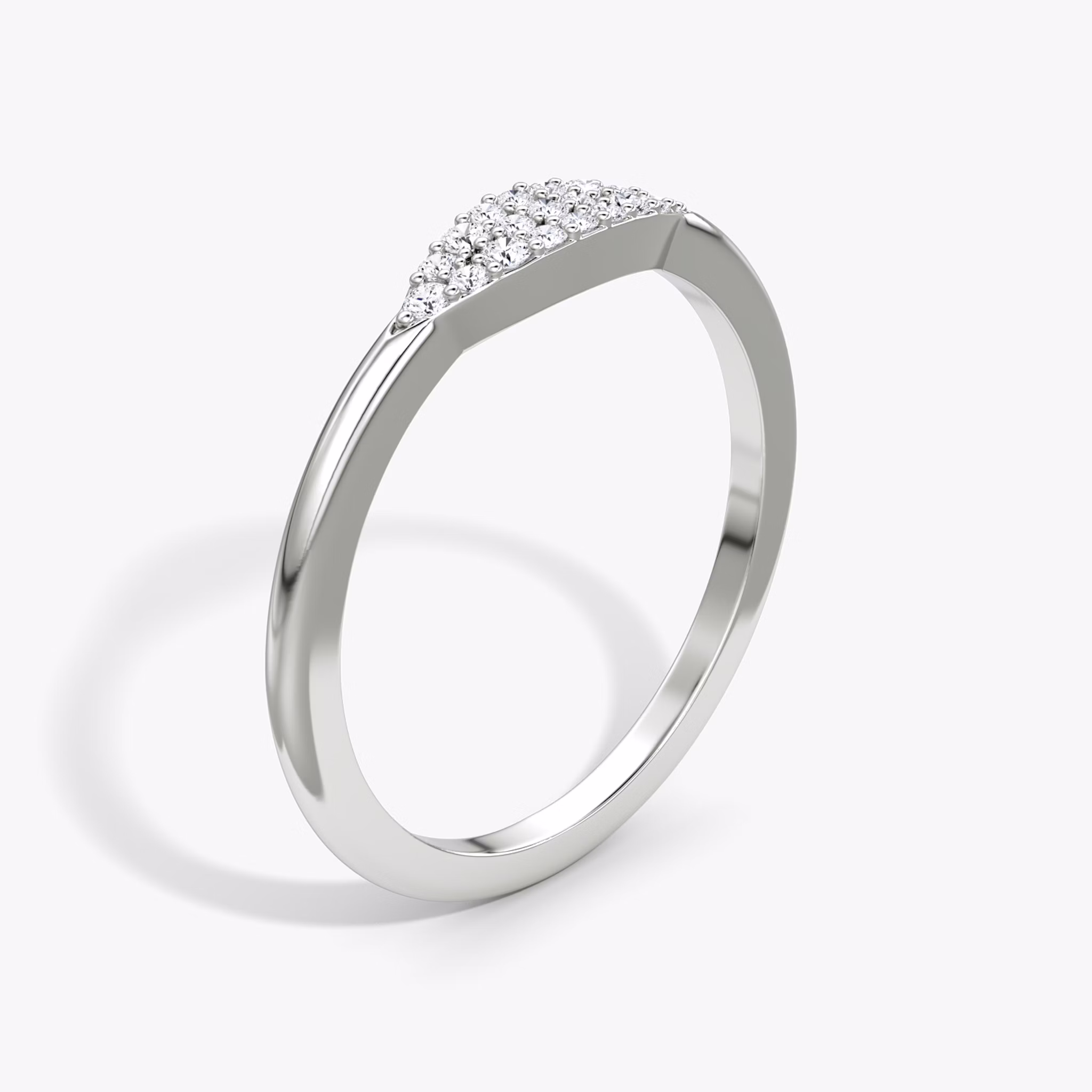 Pavé Ring | 14k | White Gold
