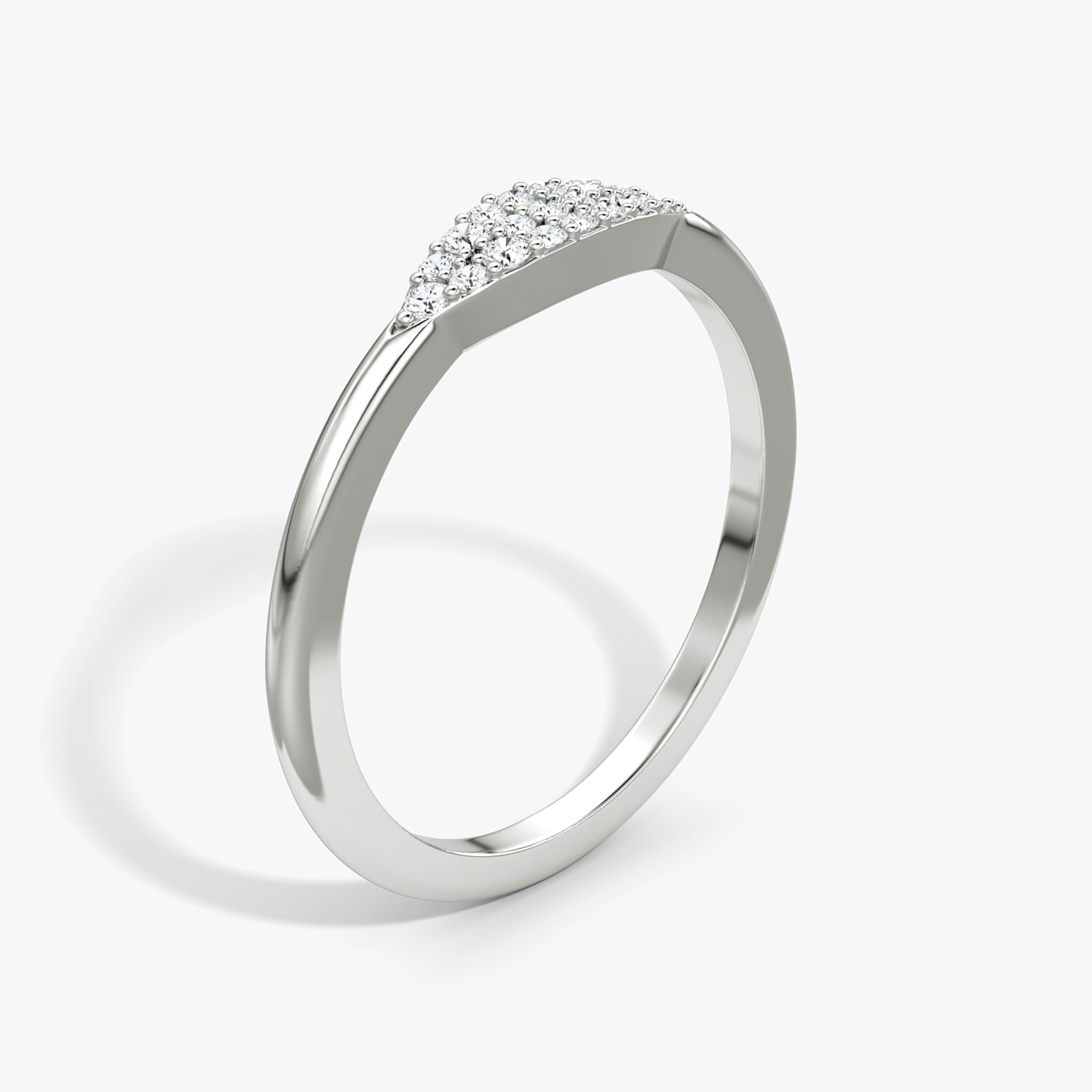Pavé Ring | 14k | White Gold