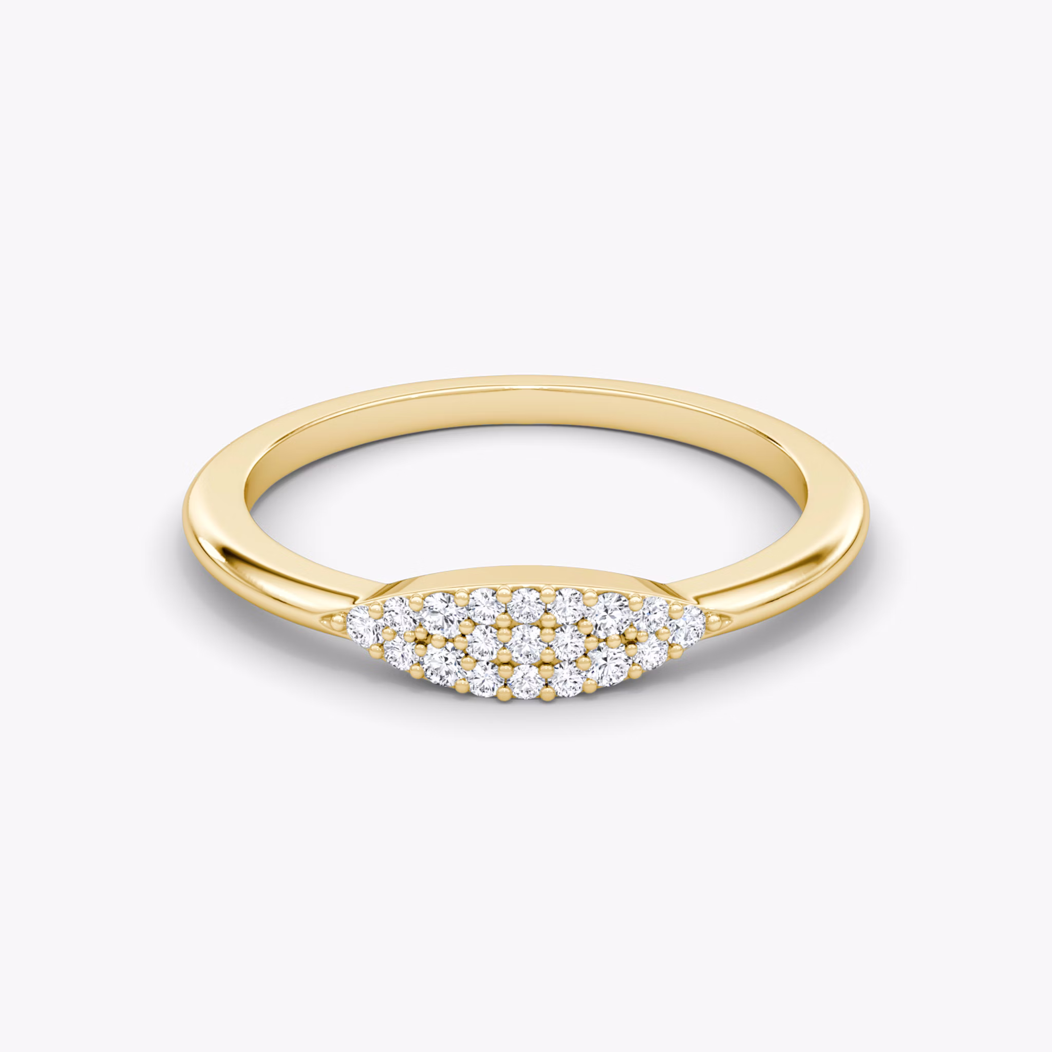 Pavé Ring | 14k | Yellow Gold