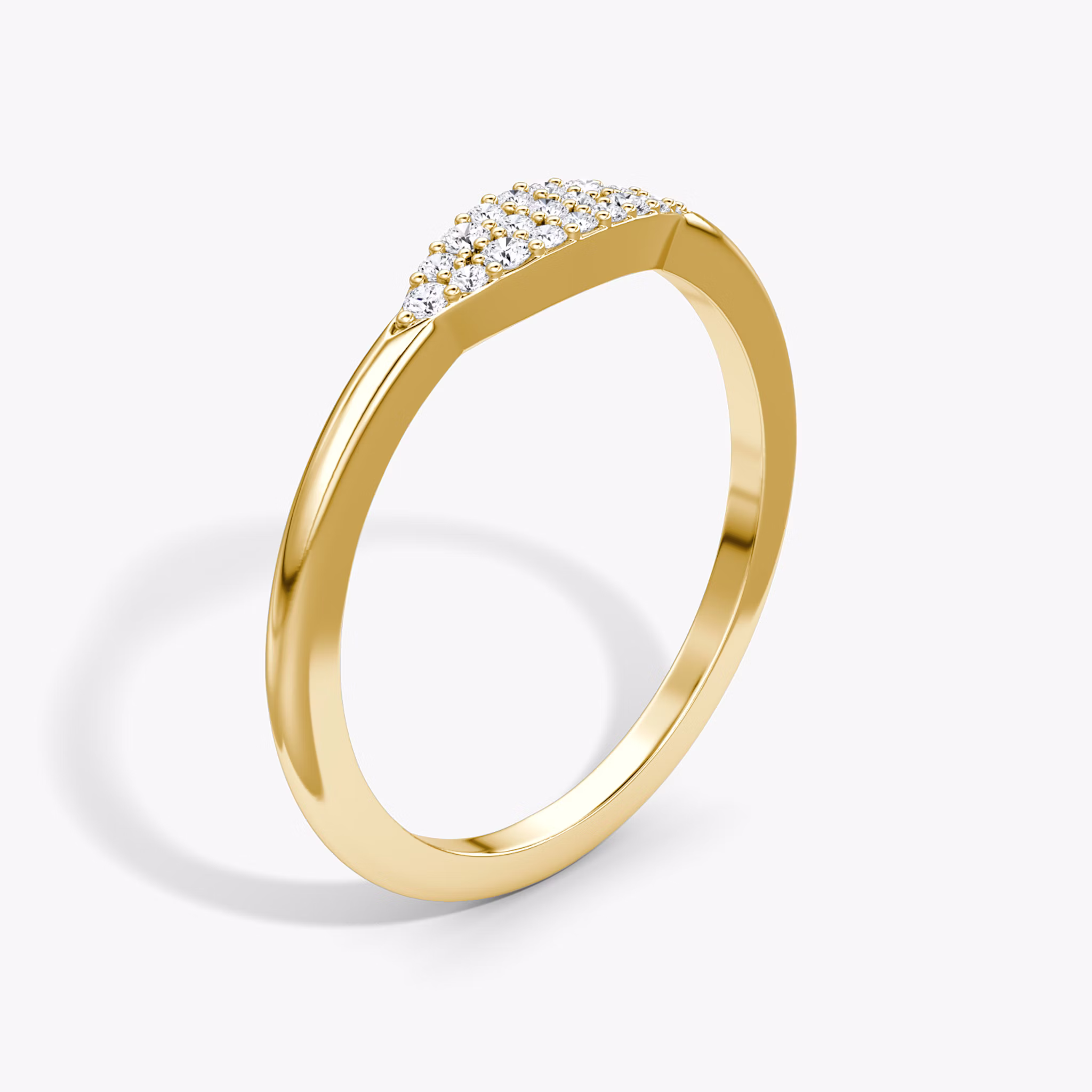 Pavé Ring | 14k | Yellow Gold