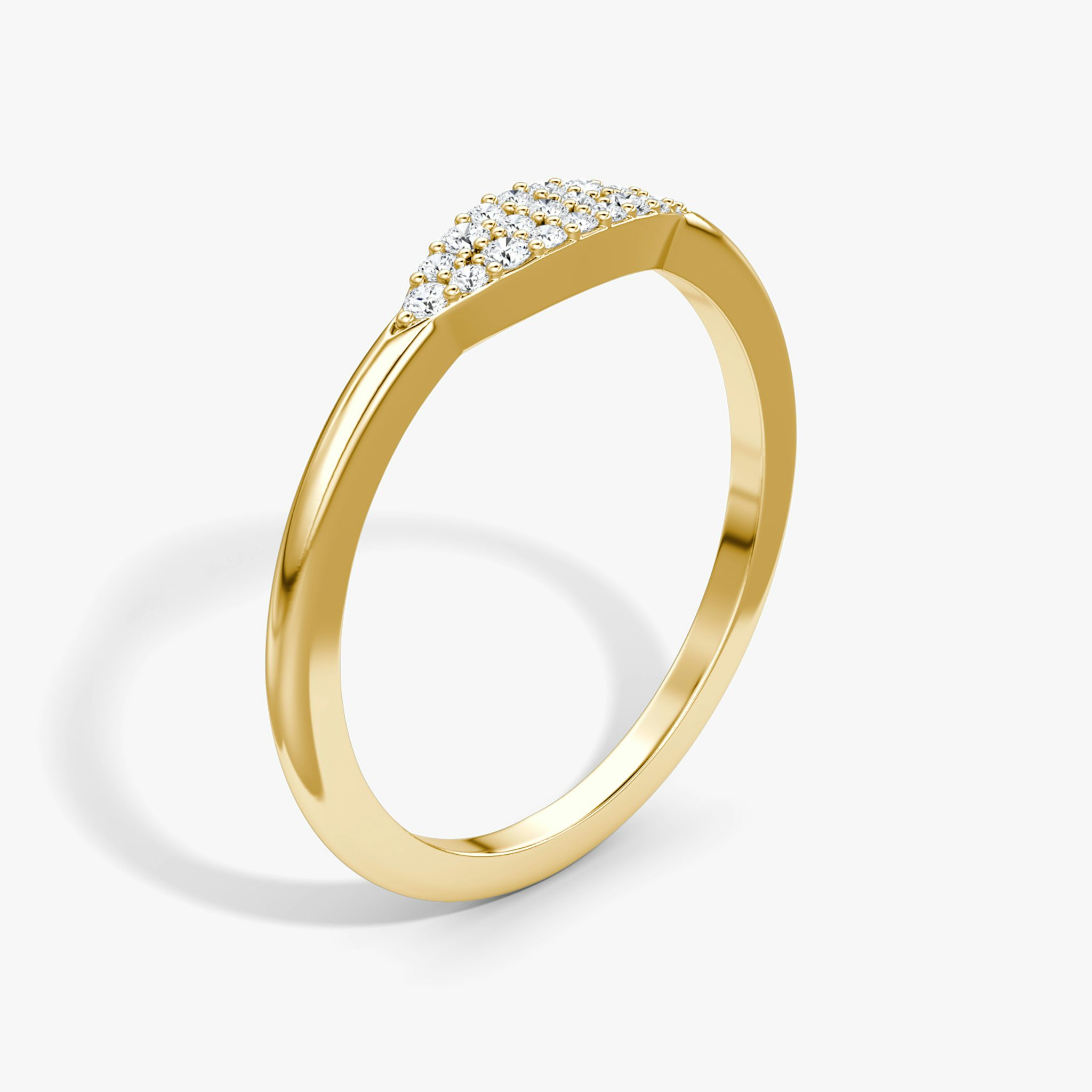 Pavé Ring | 14k | Yellow Gold