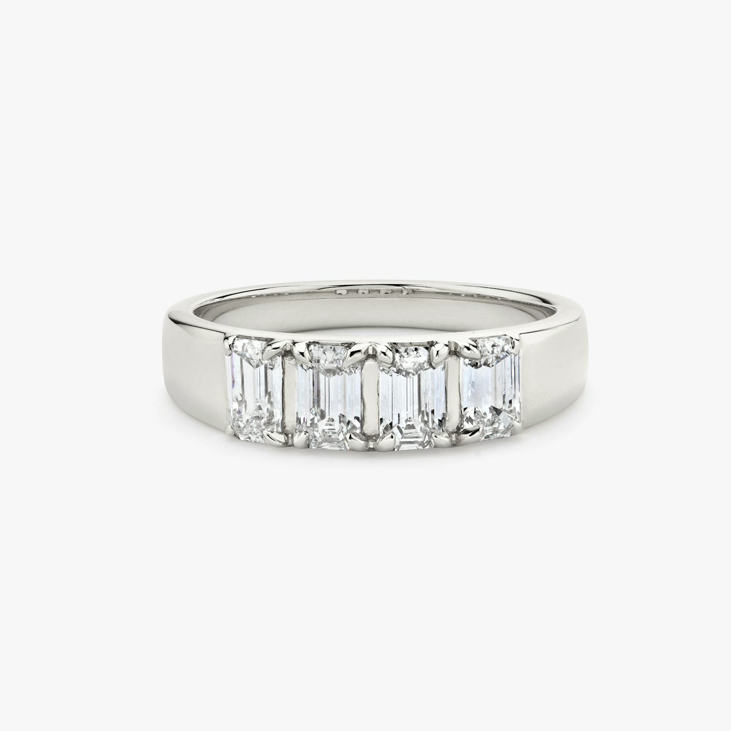 Anillo Tetrad VRAI | Esmeralda | 14k | Oro blanco
