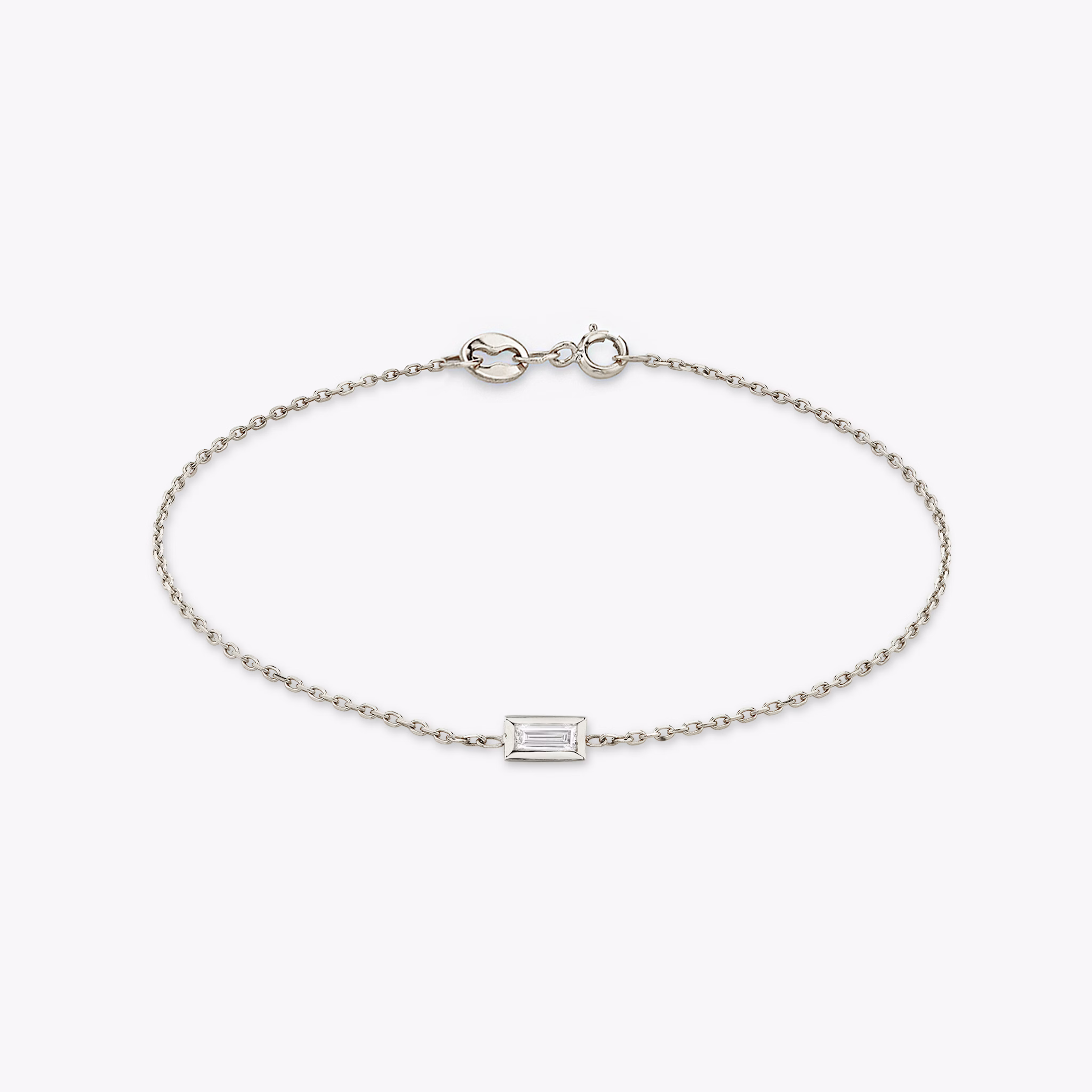 Knife-Edge Bezel Bracelet