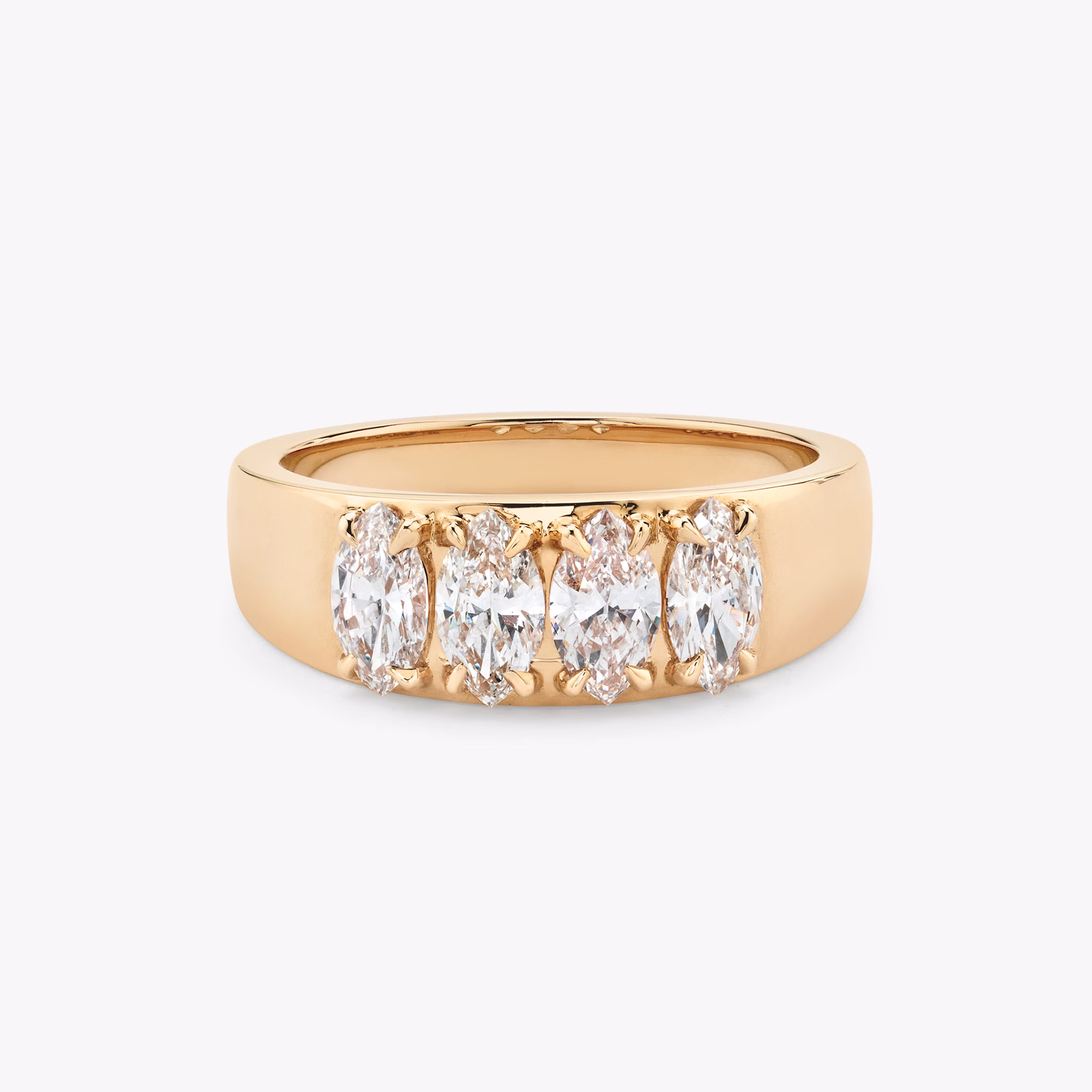 VRAI Tetrad Ring | Marquise | 14k | Rose Gold