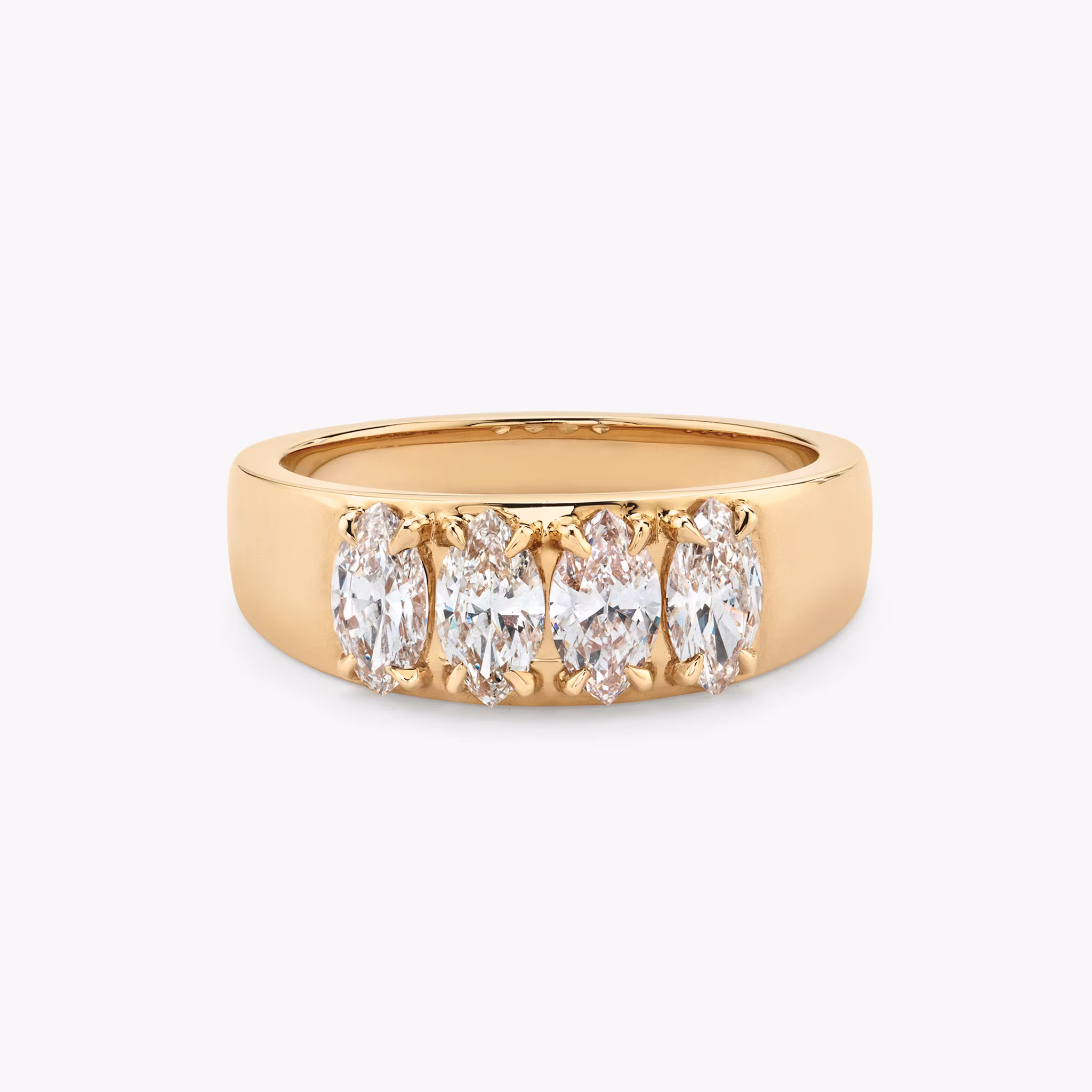 VRAI Tetrad Ring Marquise | Rose Gold