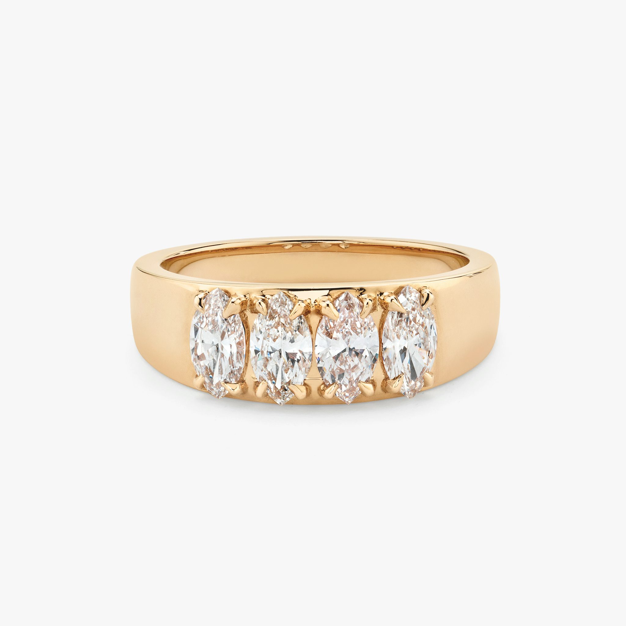 VRAI Tetrad Ring | Marquise | 14k | Rose Gold