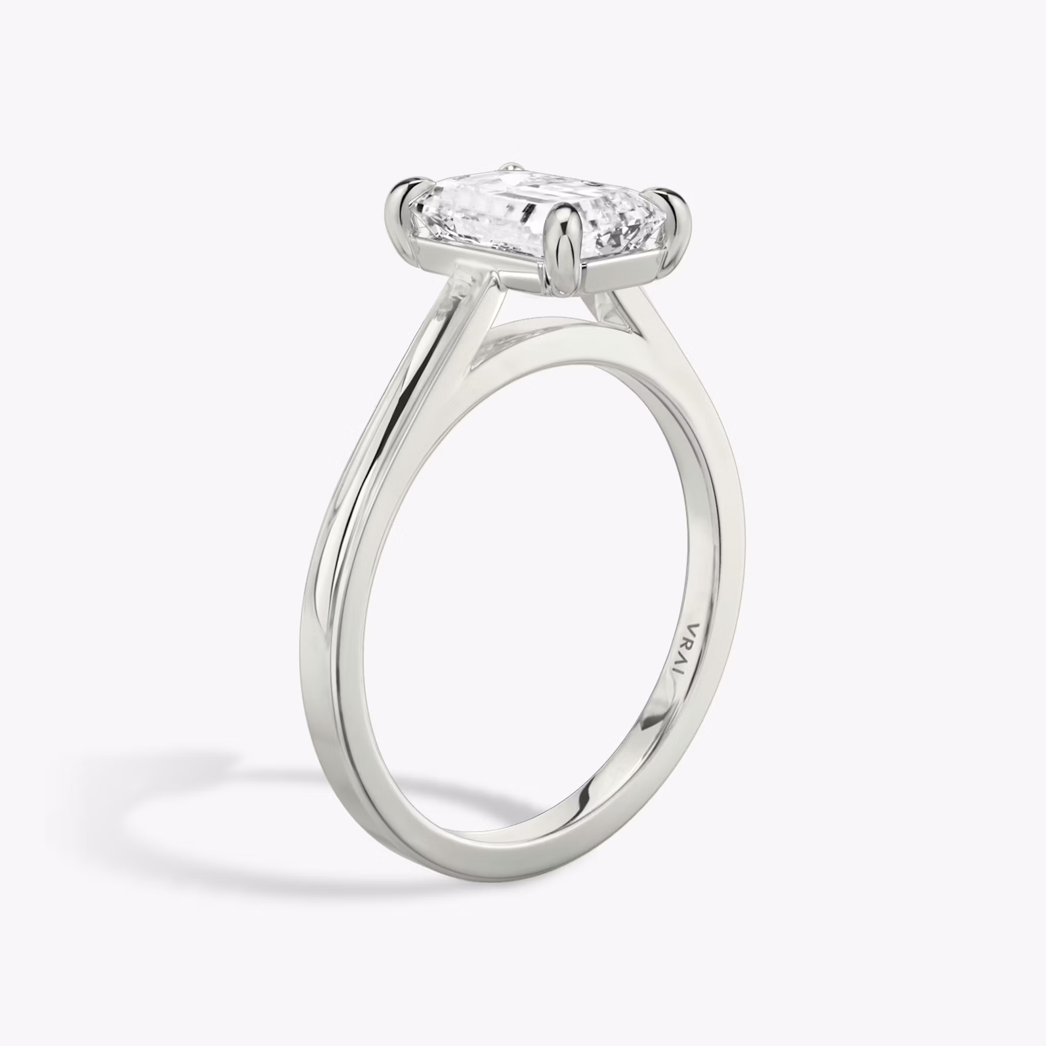 The Cathedral Emerald | White Gold