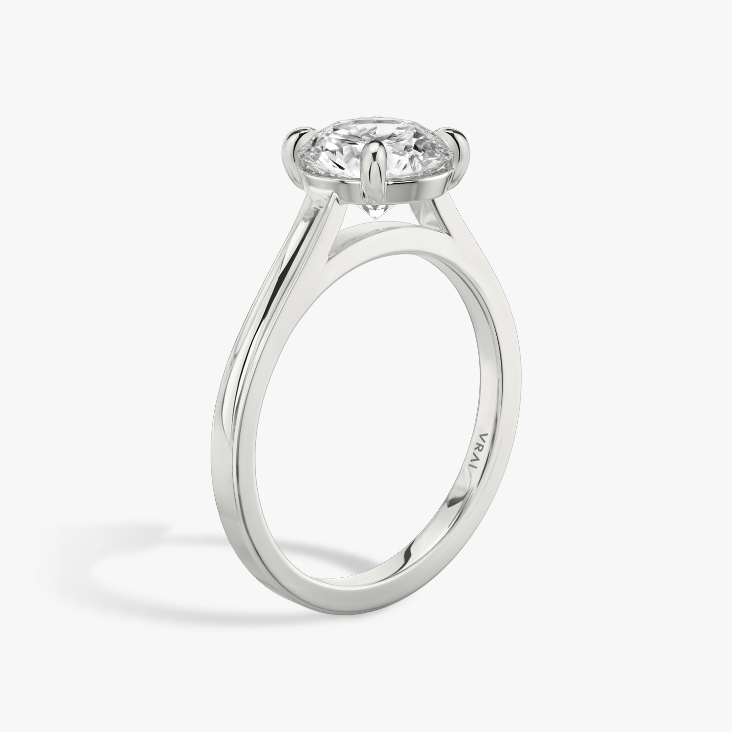 The Cathedral Round Brilliant | White Gold