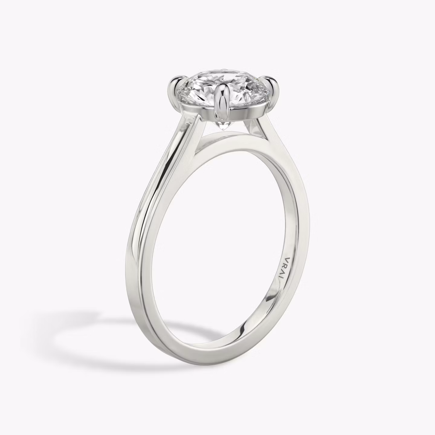 The Cathedral Round Brilliant | Platinum