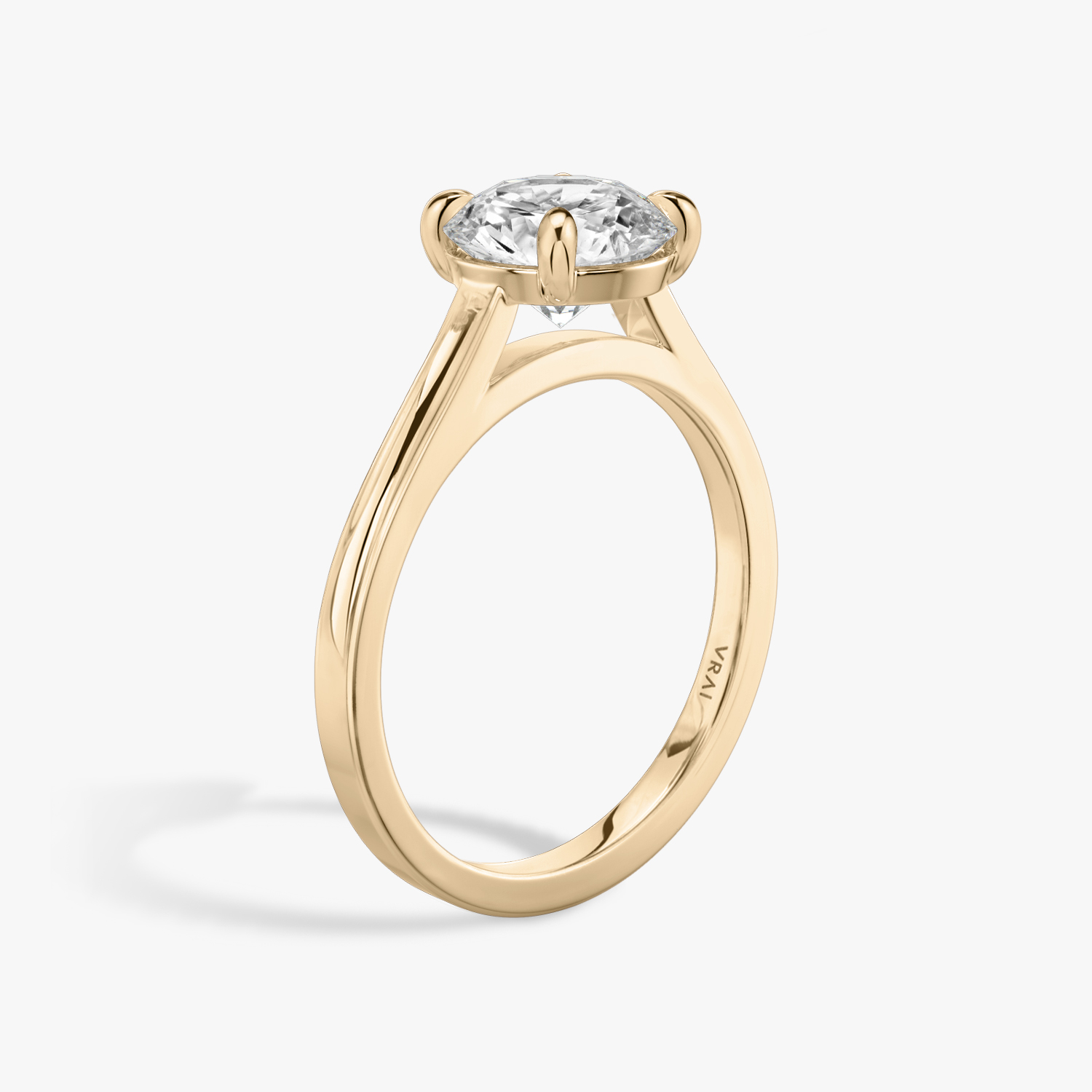 The Cathedral Round Brilliant | Rose Gold