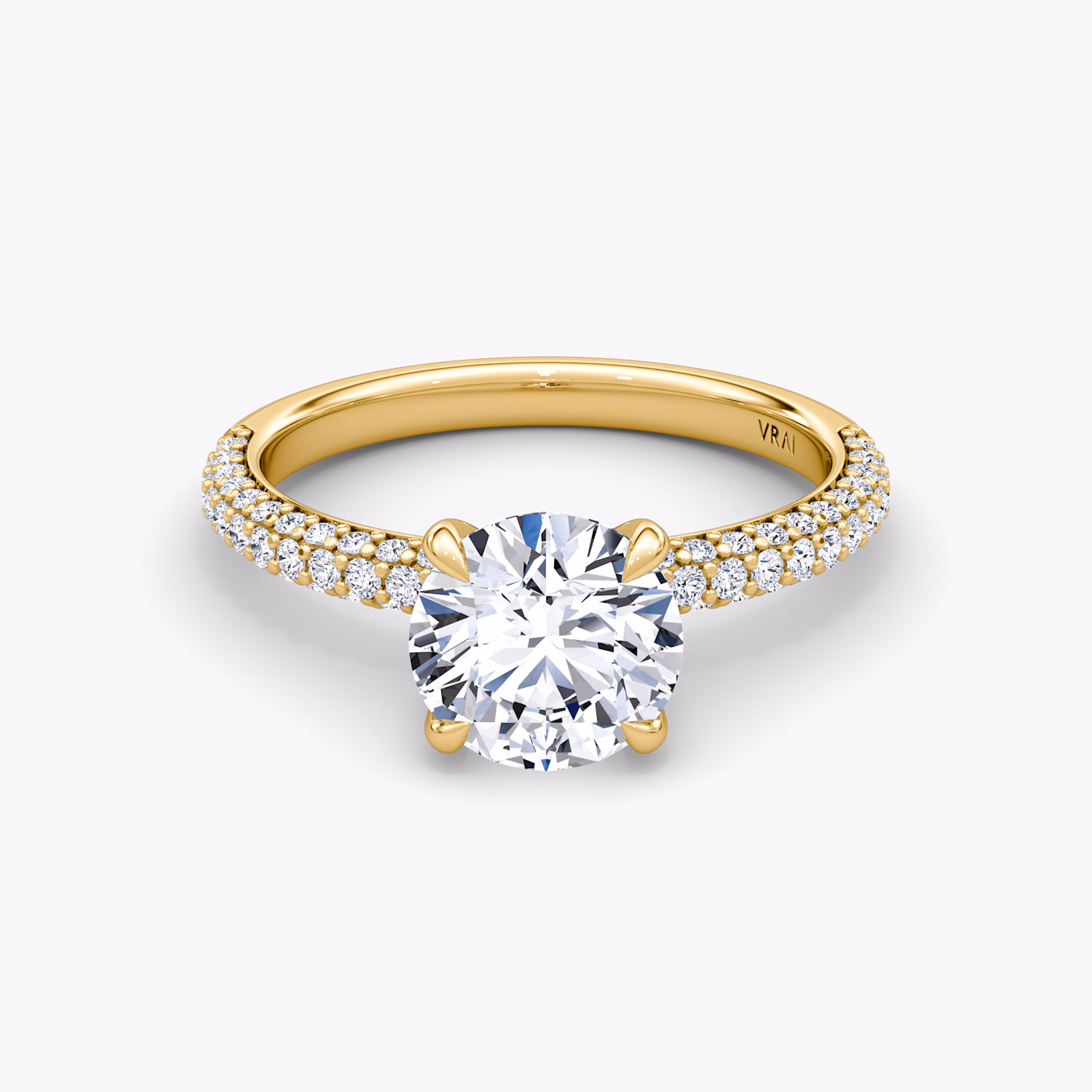 The Pavé Dome Round Brilliant